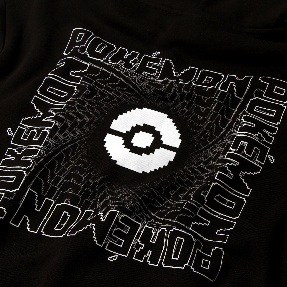 Starter Pokémon Black & Grey Panel Hoodie