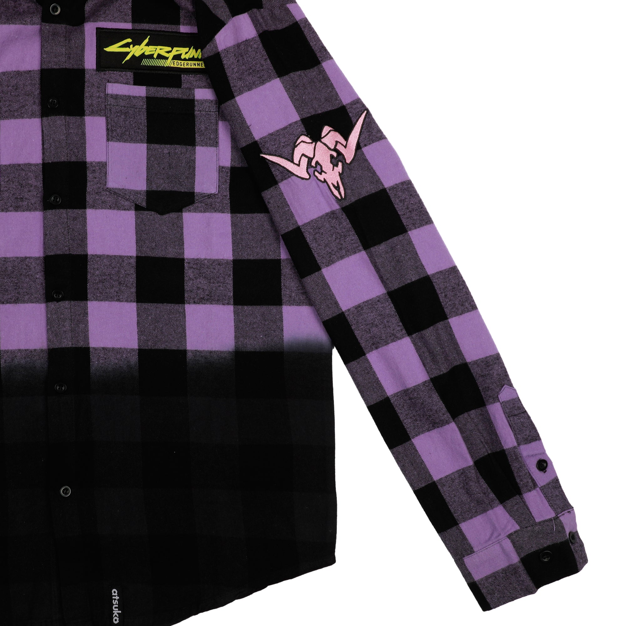 Edgerunners Flannel Hoodie