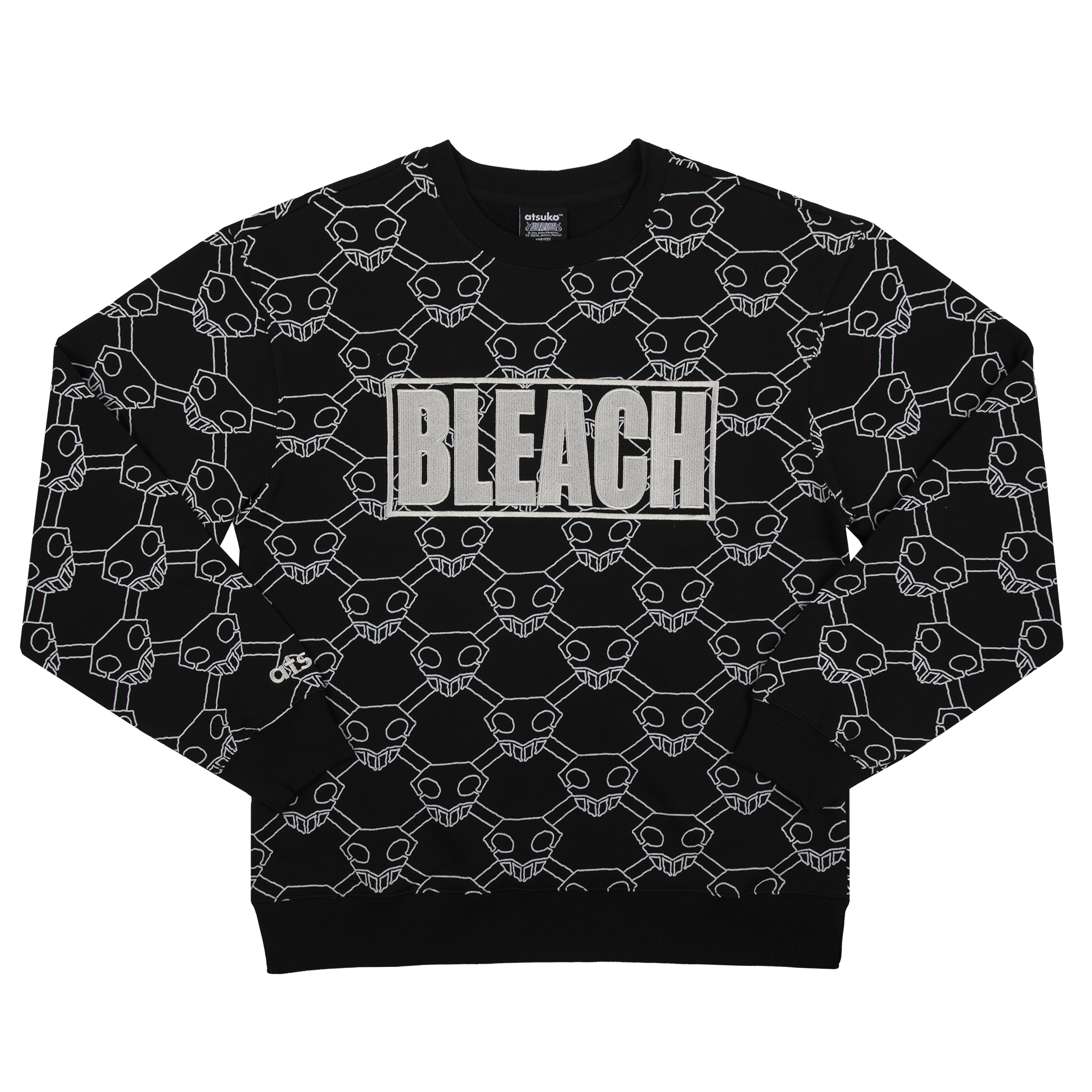 HEARD BLEACH SWEAT ブラック BLEACH Soul Reaper Crew Neck Sweatshirt | Official Apparel