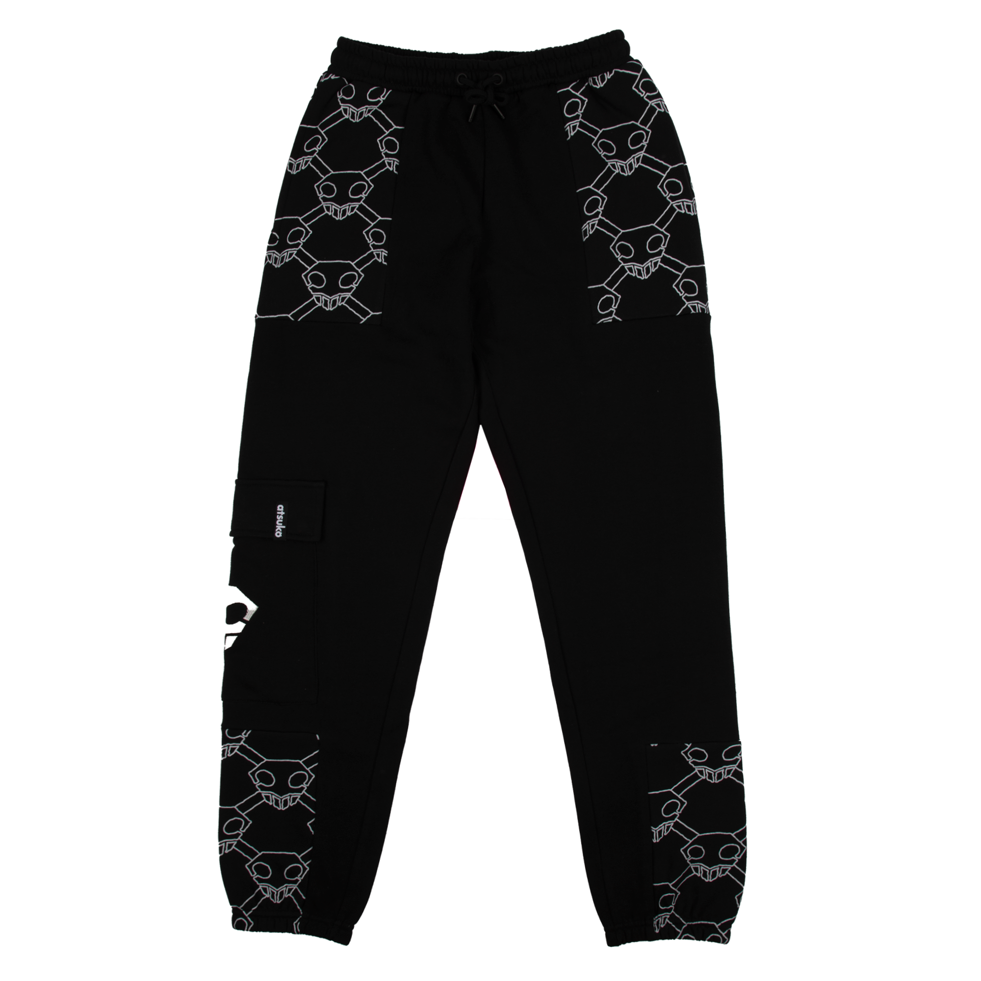 BLEACH Black Cargo Sweatpant