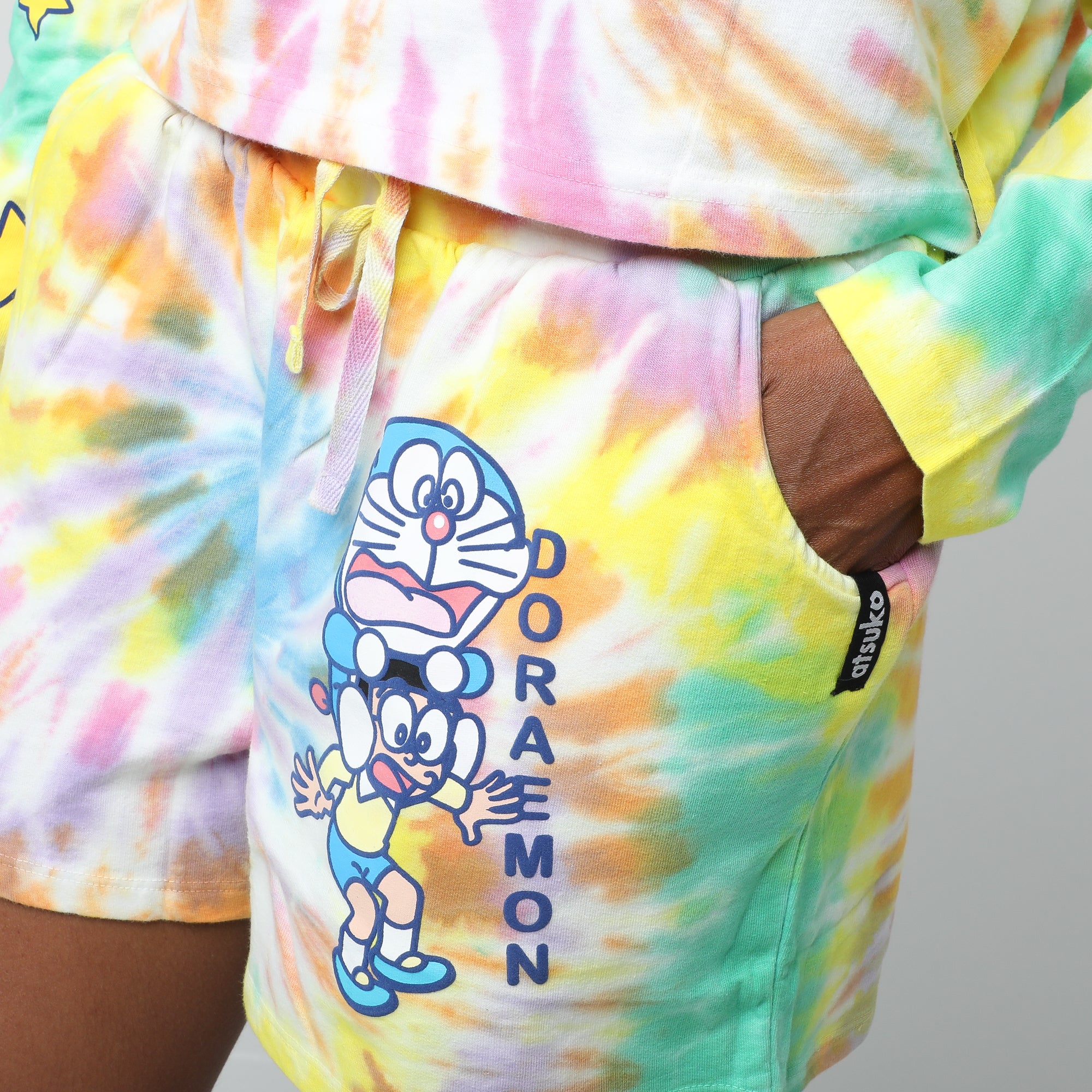 Gadget Cat From The Future Tie Dye Lounge Set