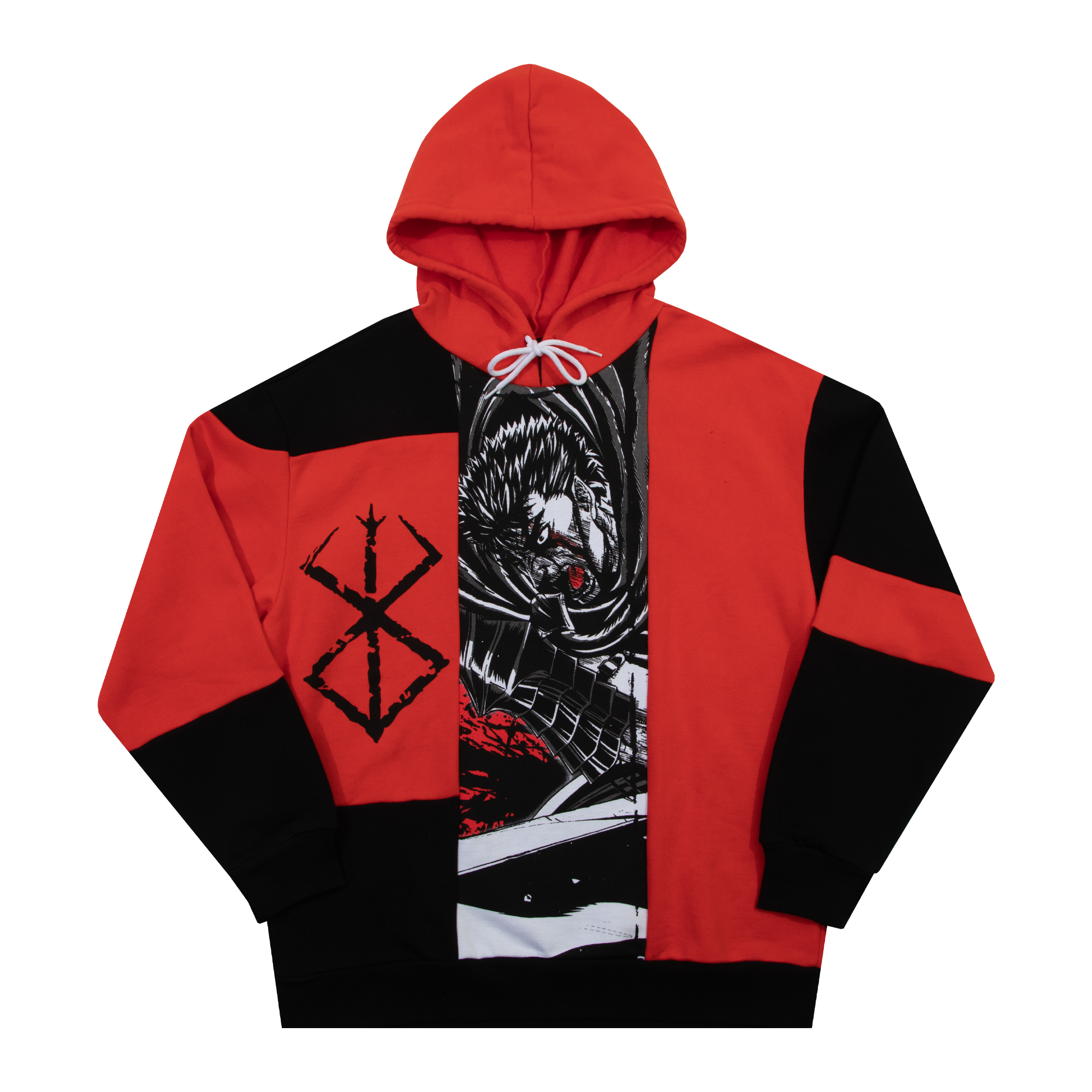 Guts Dragon Slayer Patchwork Hoodie