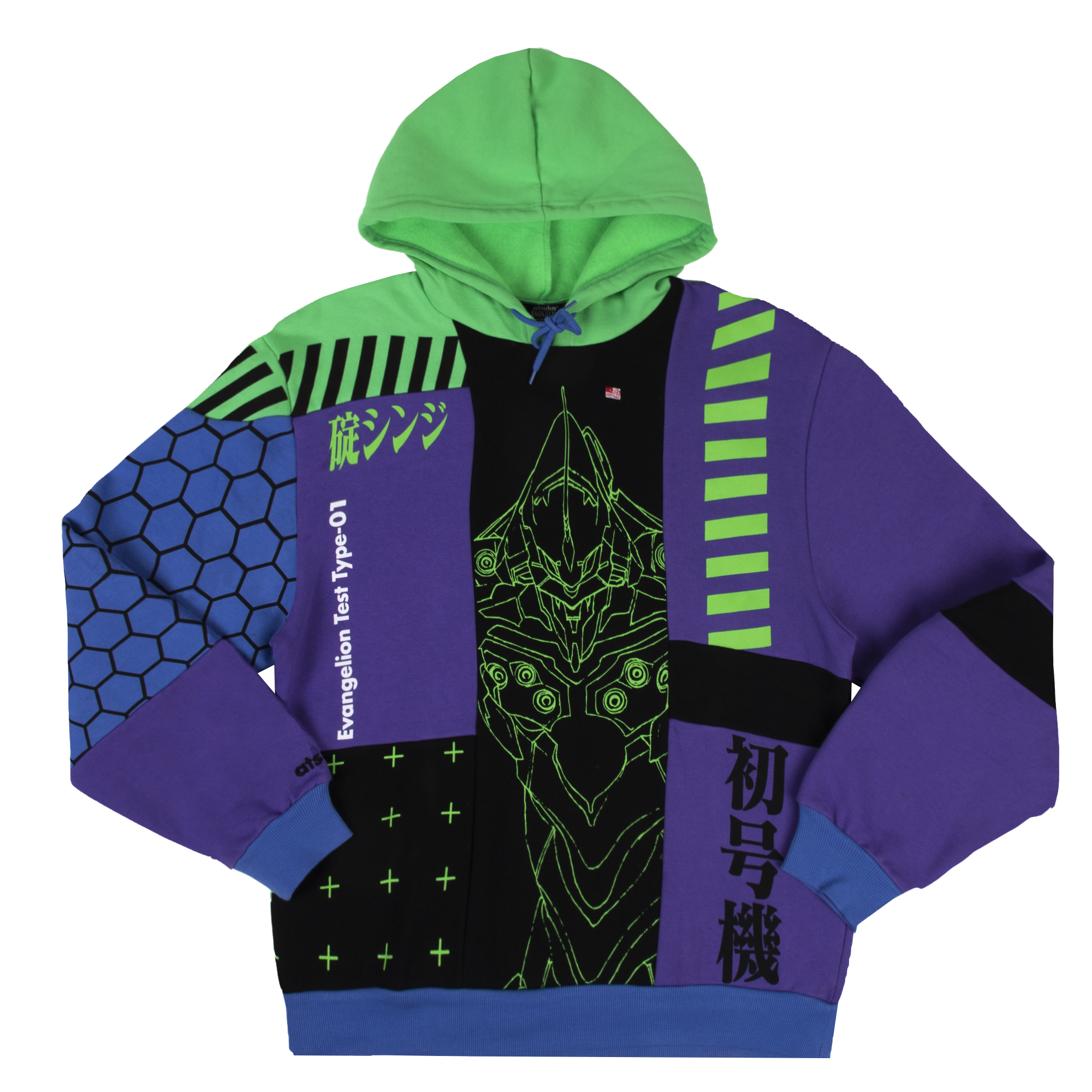 Eva Unit 01 Panel Hoodie