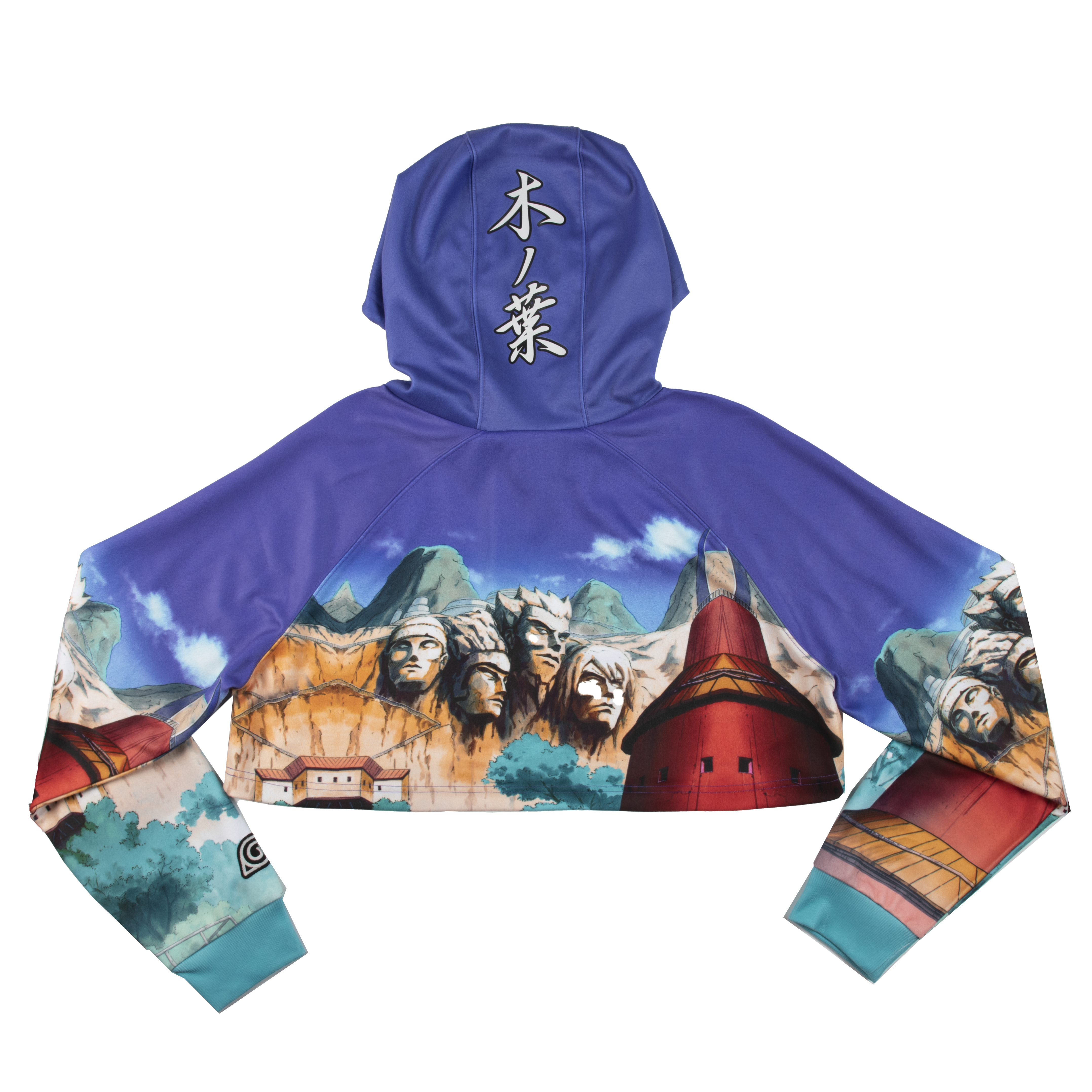 Hokage Rock Cropped Hoodie