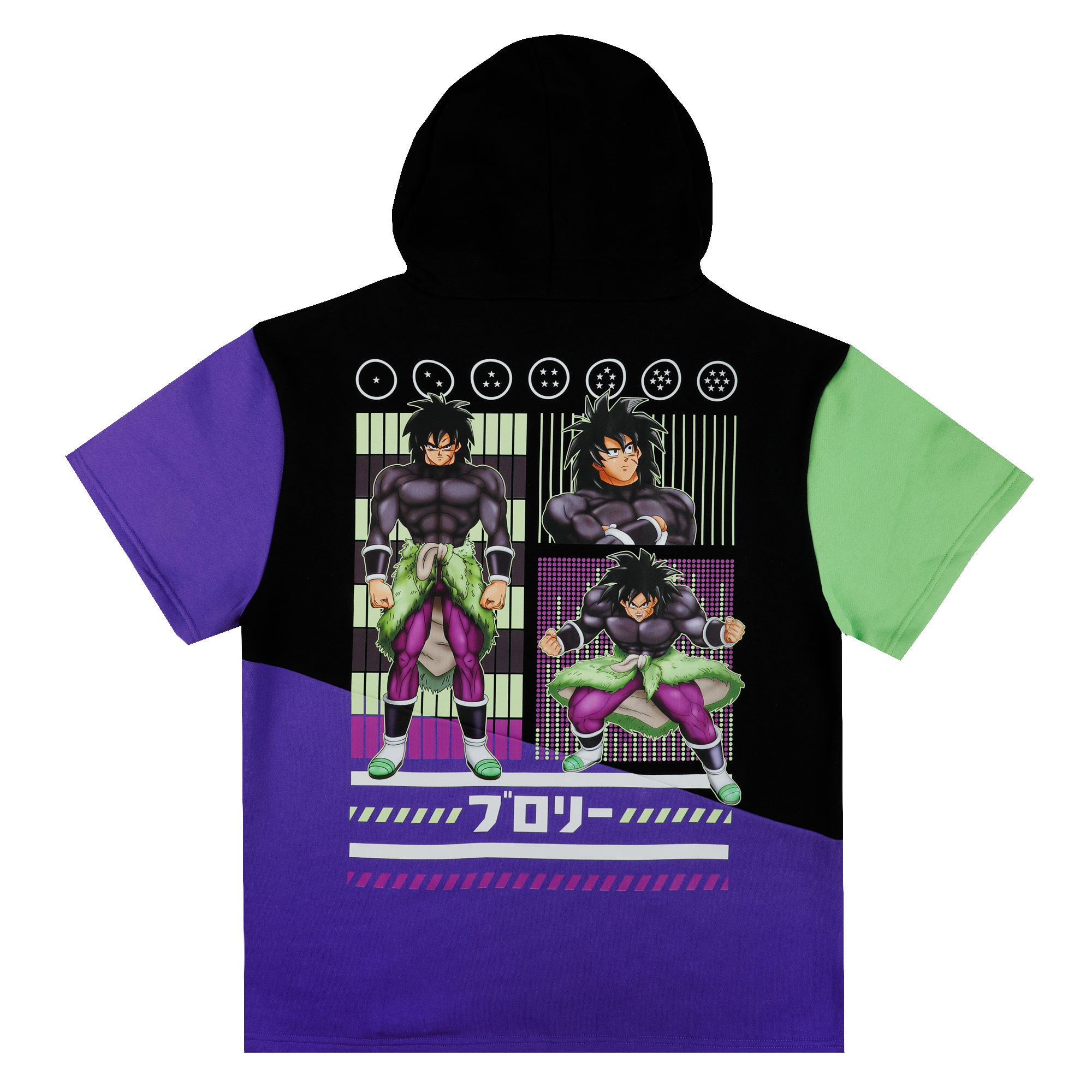 Broly Split Short Sleeve Hoodie