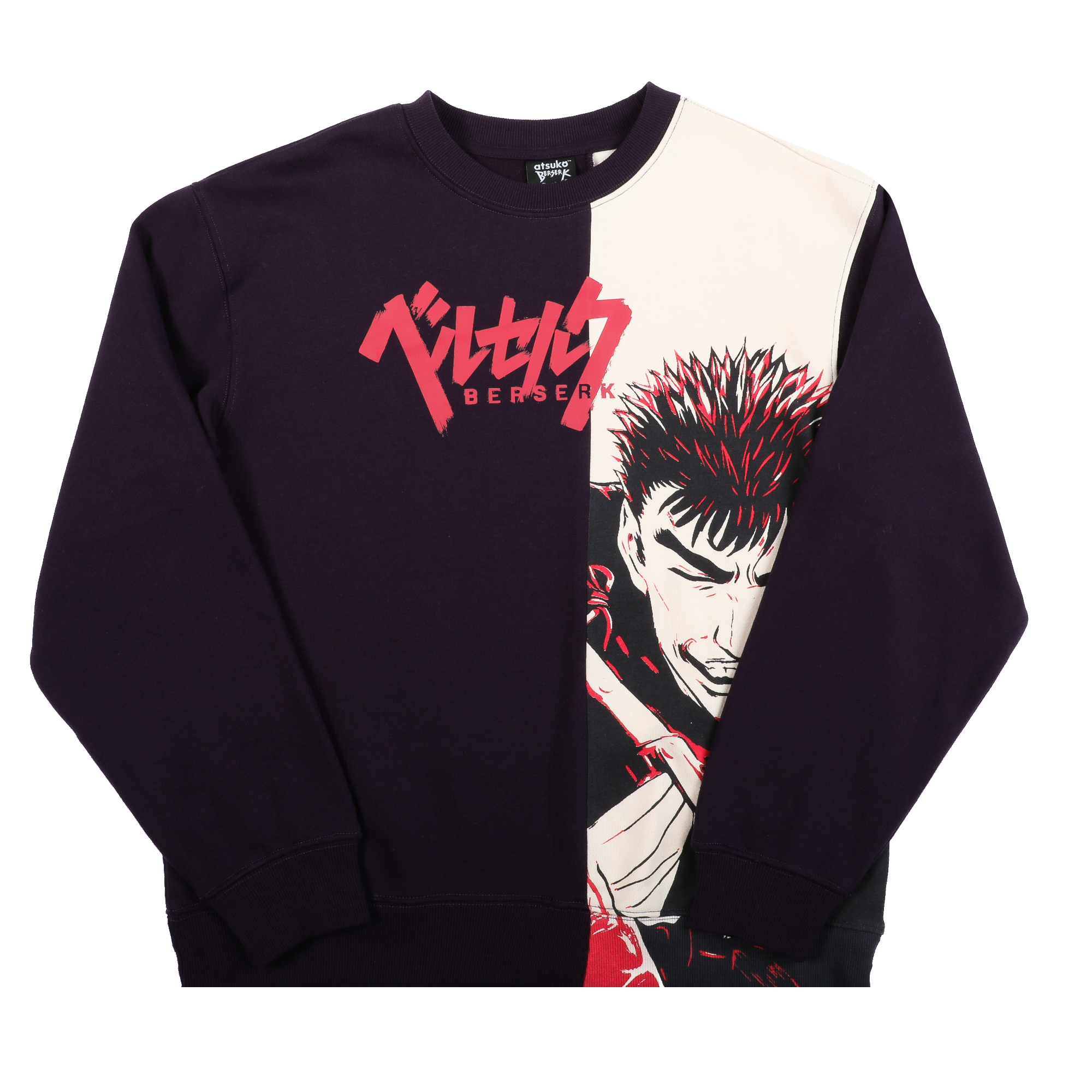 Berserk Guts Embroidered Crewneck hot Size L