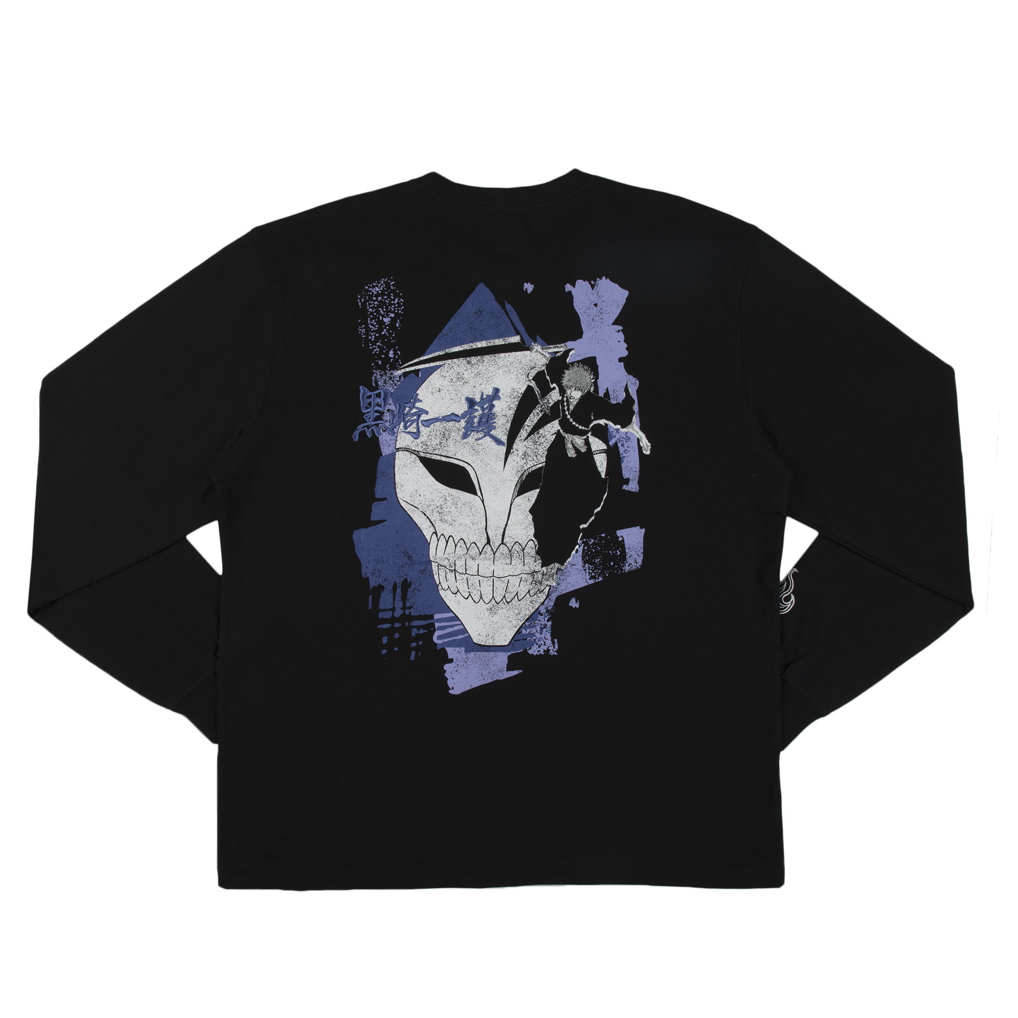 Zangetsu and Ichicgo Embroidered Black Long Sleeve