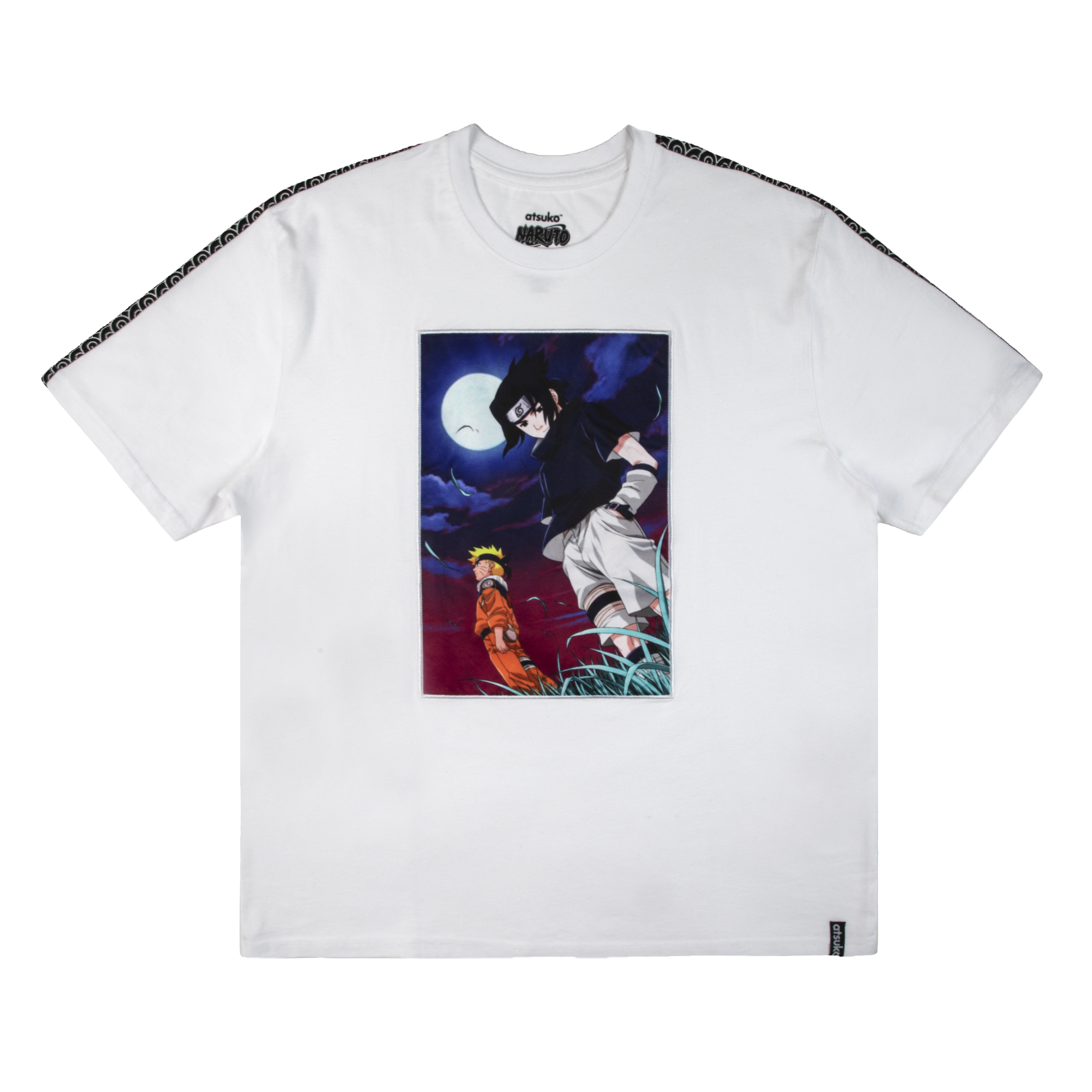 Sasuke and Naruto White Tee