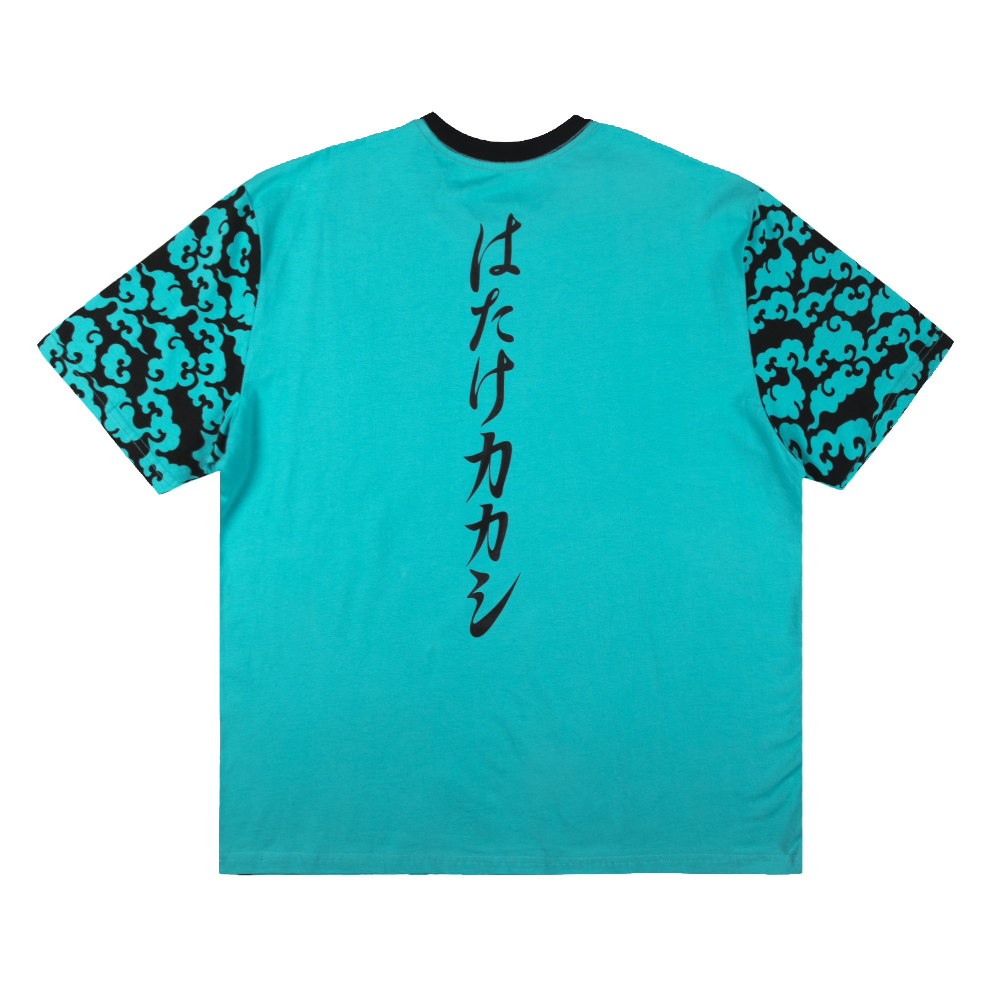 Kakashi Pattern Sleeve Teal Tee