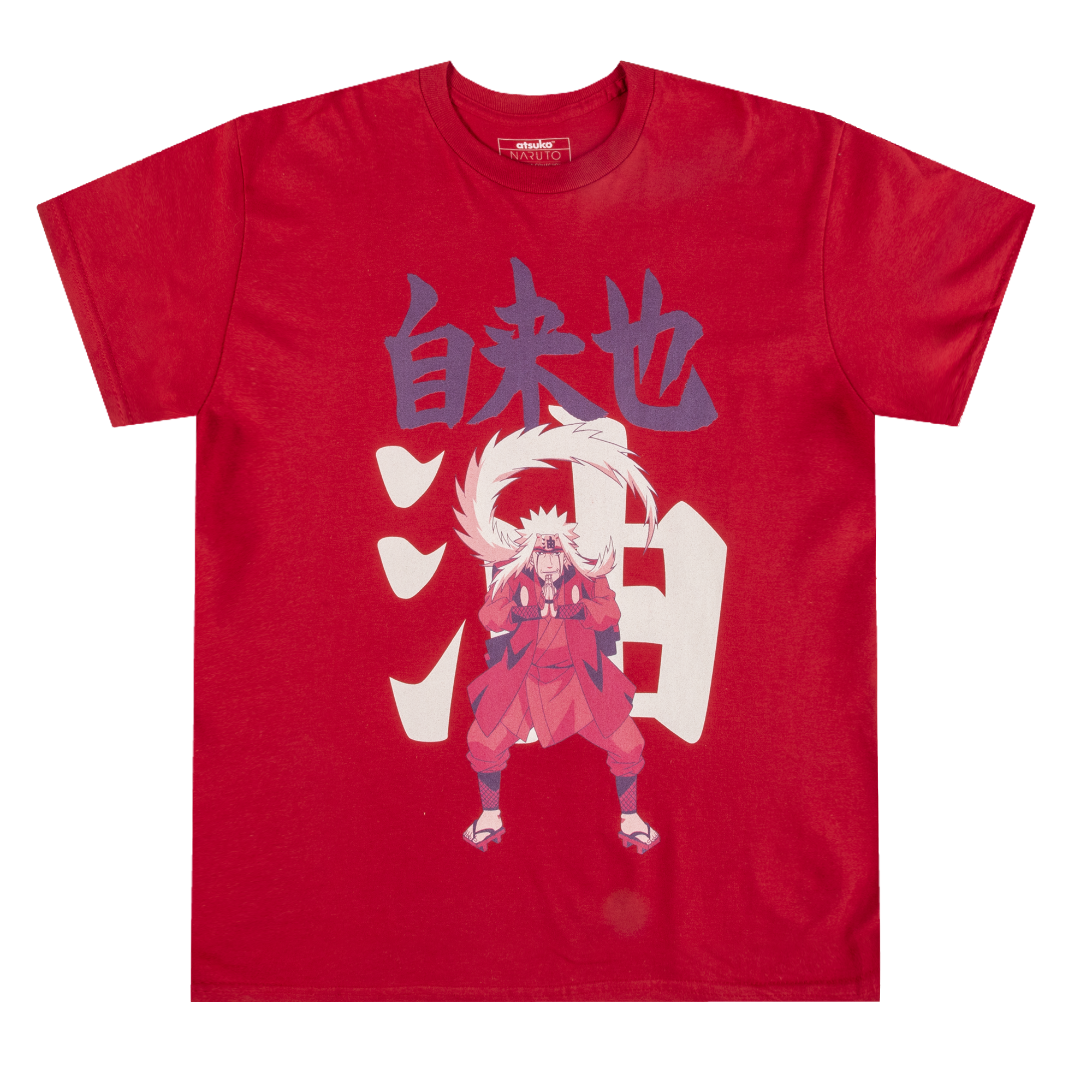 Jiraiya Posing Red Tee | Official Apparel & Accessories | Atsuko