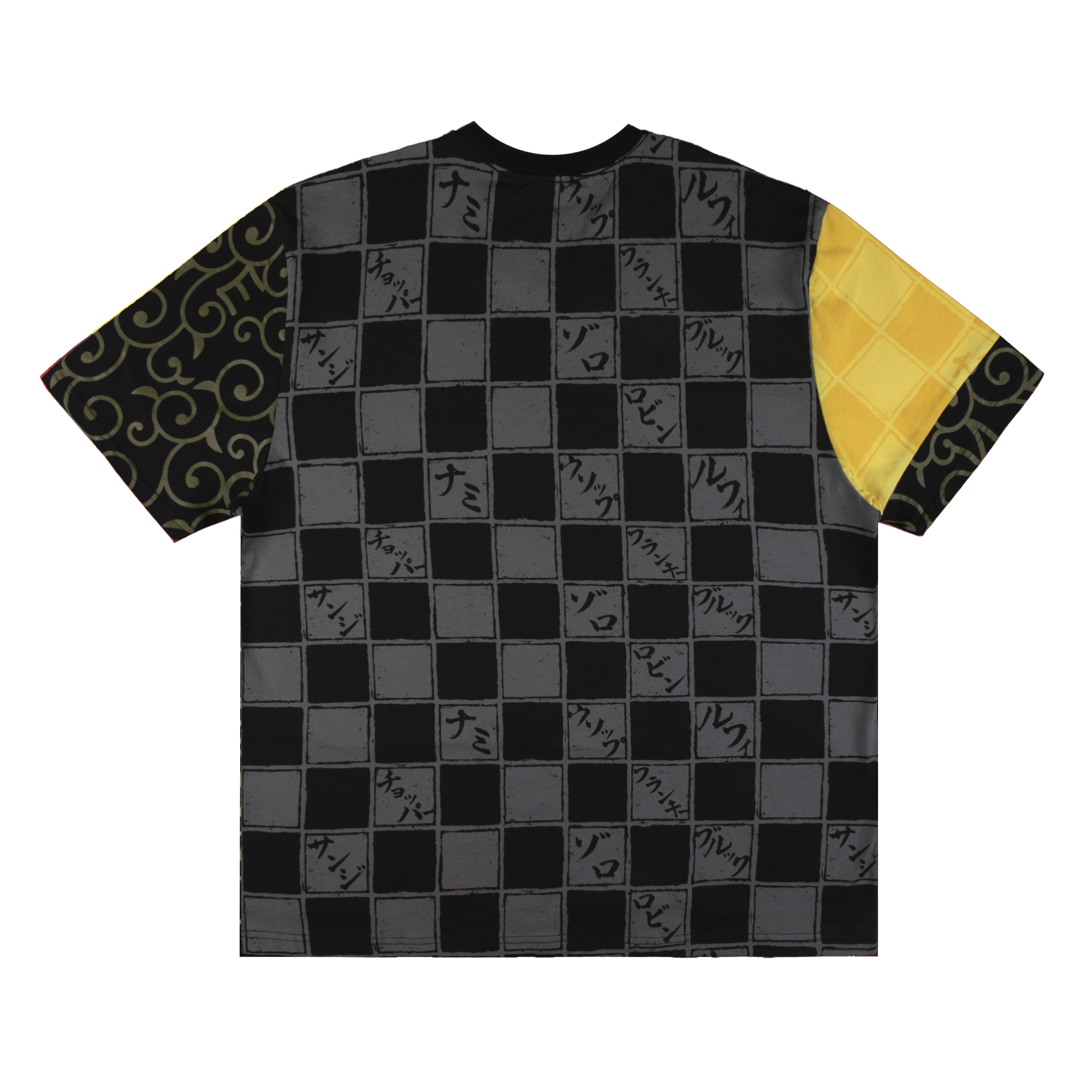 Straw Hats Patchwork Gold Tee