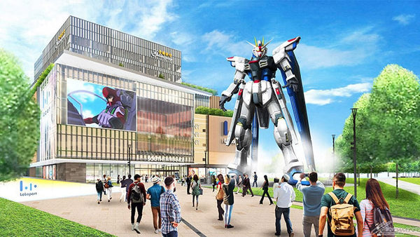 Watch the Life-Size Freedom Gundam Statue's Opening Ceremony!