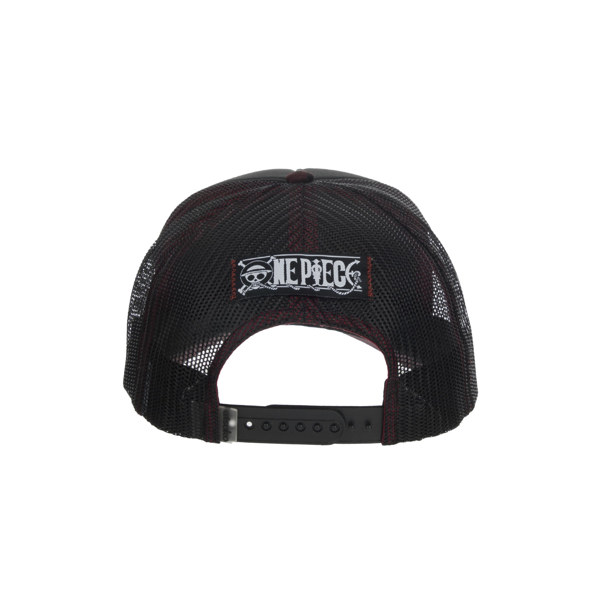 One Piece Red Tonal Camo Hat