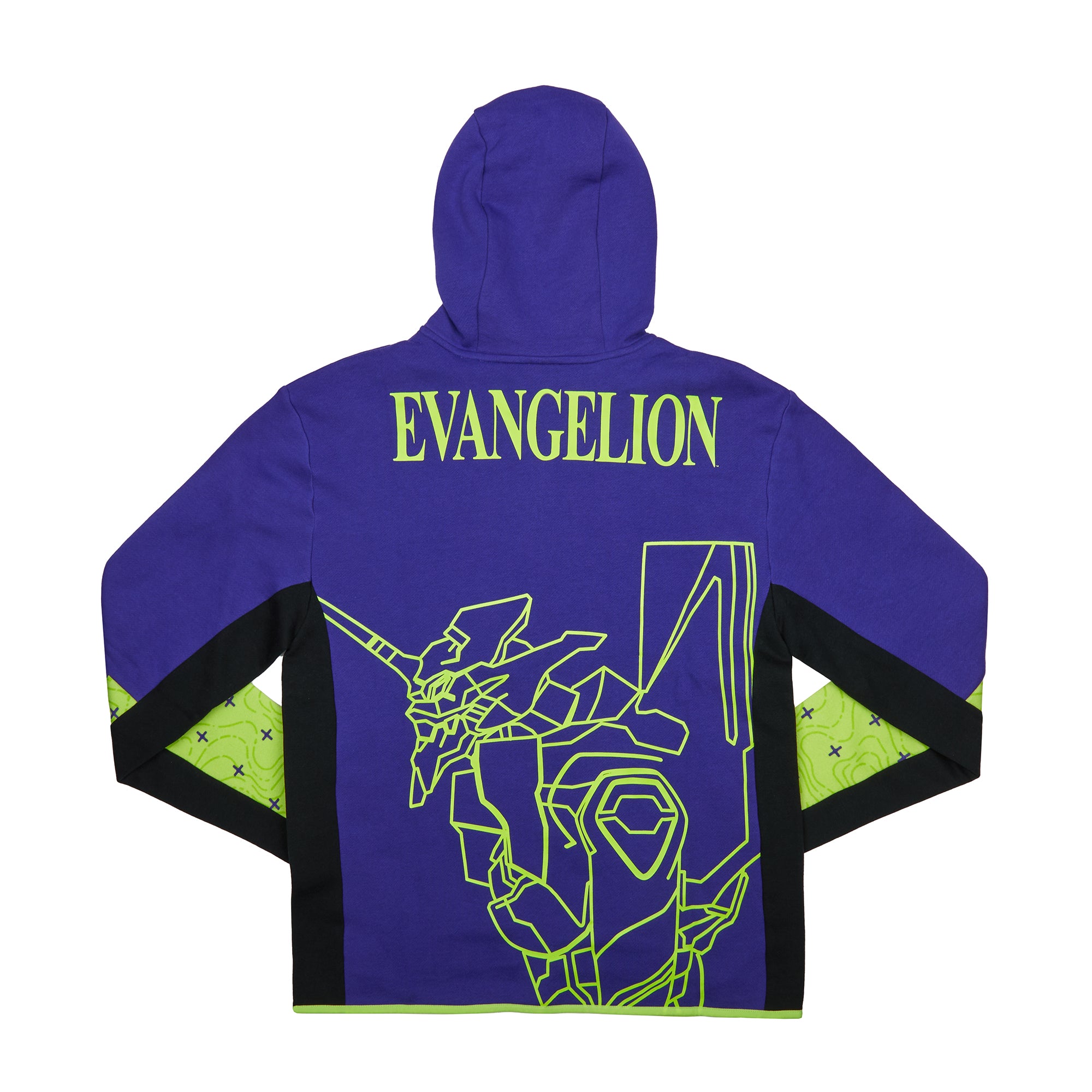 Eva Unit 01 Contrast Zip Hoodie