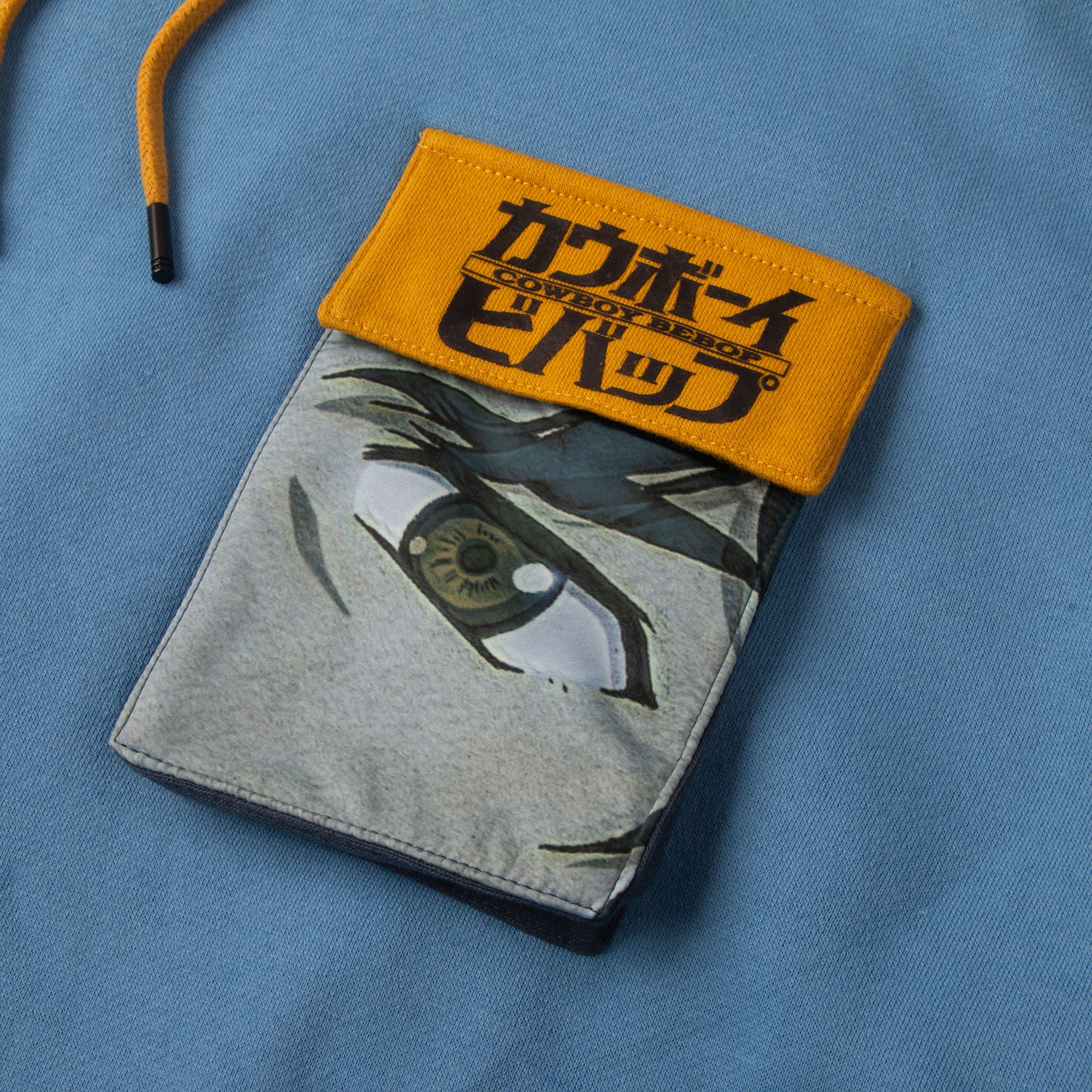 Spike Spiegel Patchwork Panel Hoodie