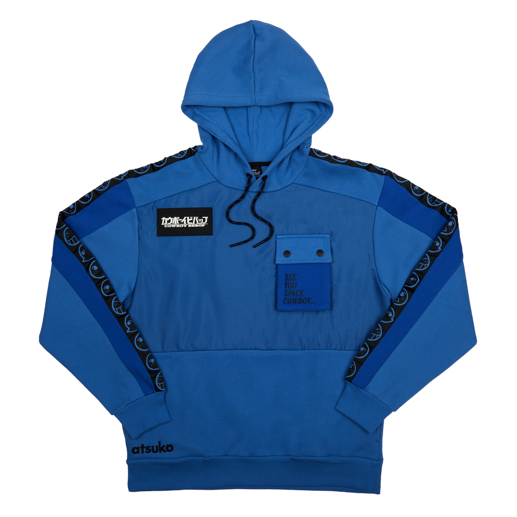 Cowboy Bebop See You Space Cowboy Blue Utility Hoodie | Official 