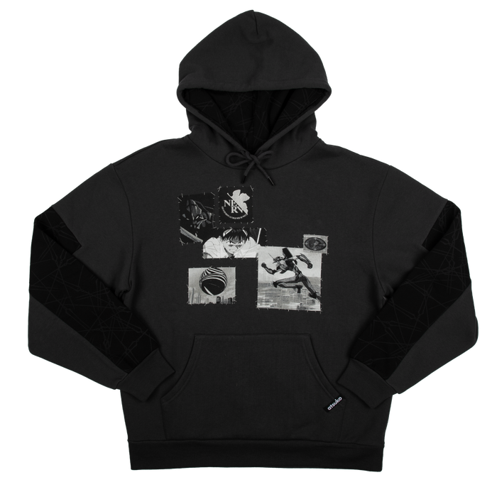 Evangelion Eva Nerv Grey Hoodie | Official Apparel & Accessories ...