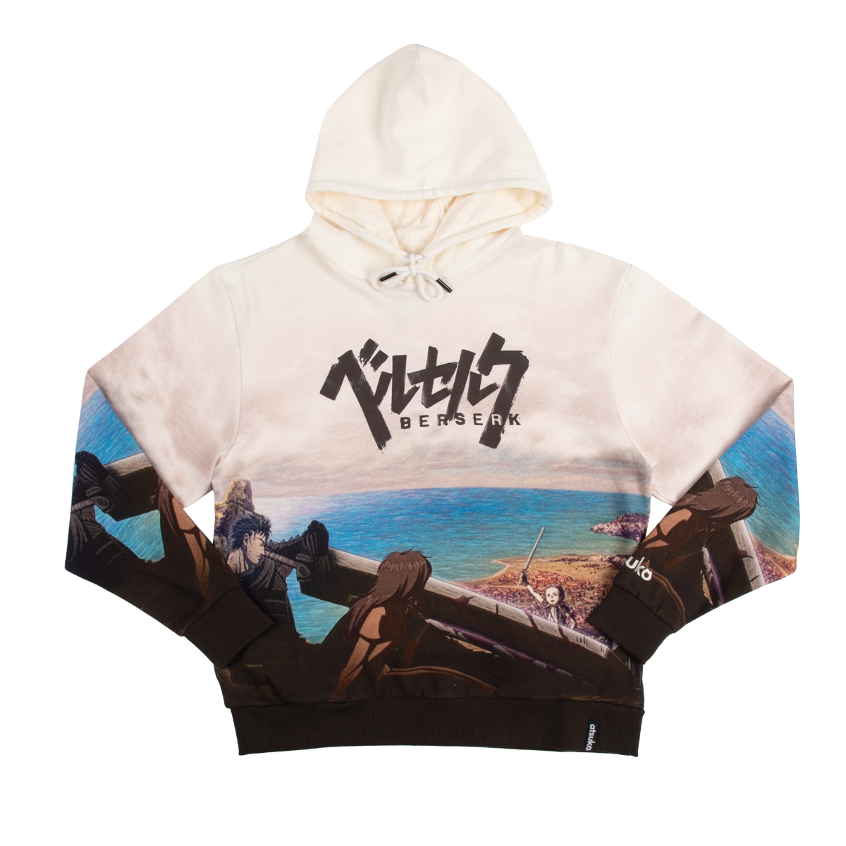 Enoch Village Scene All Over Print Hoodie - Berserk | Atsuko