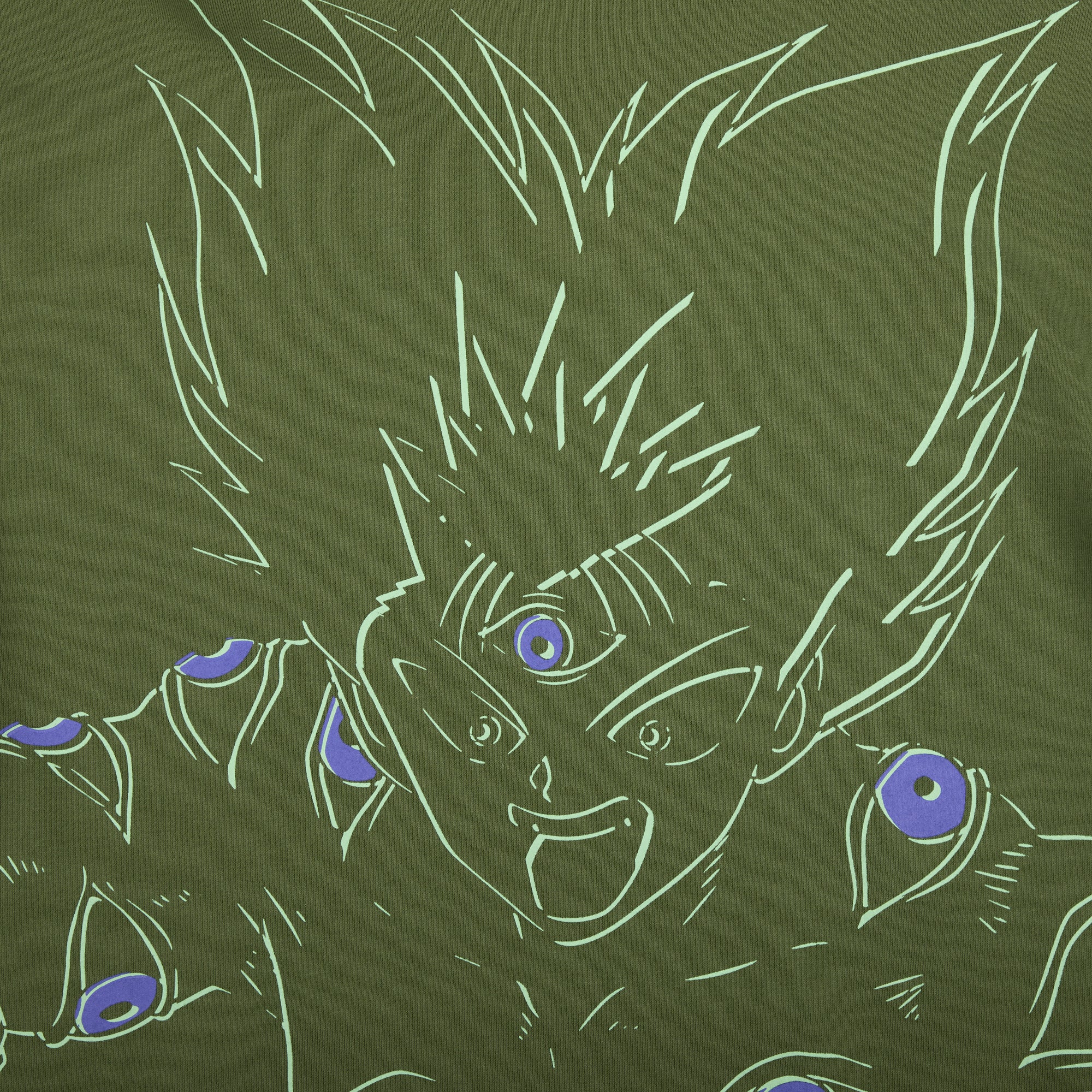 Jaganshi Hiei Green Hoodie