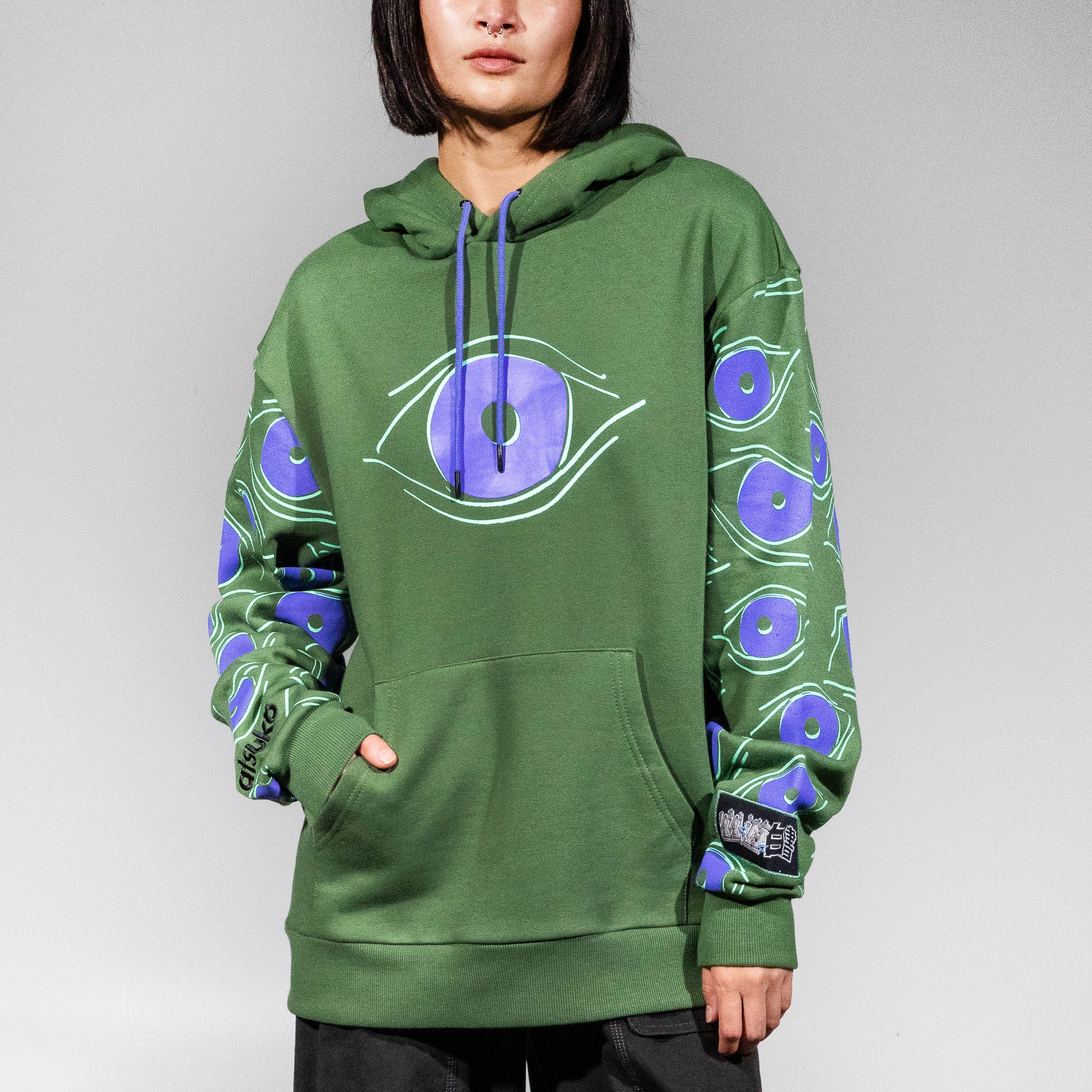 Jaganshi Hiei Green Hoodie