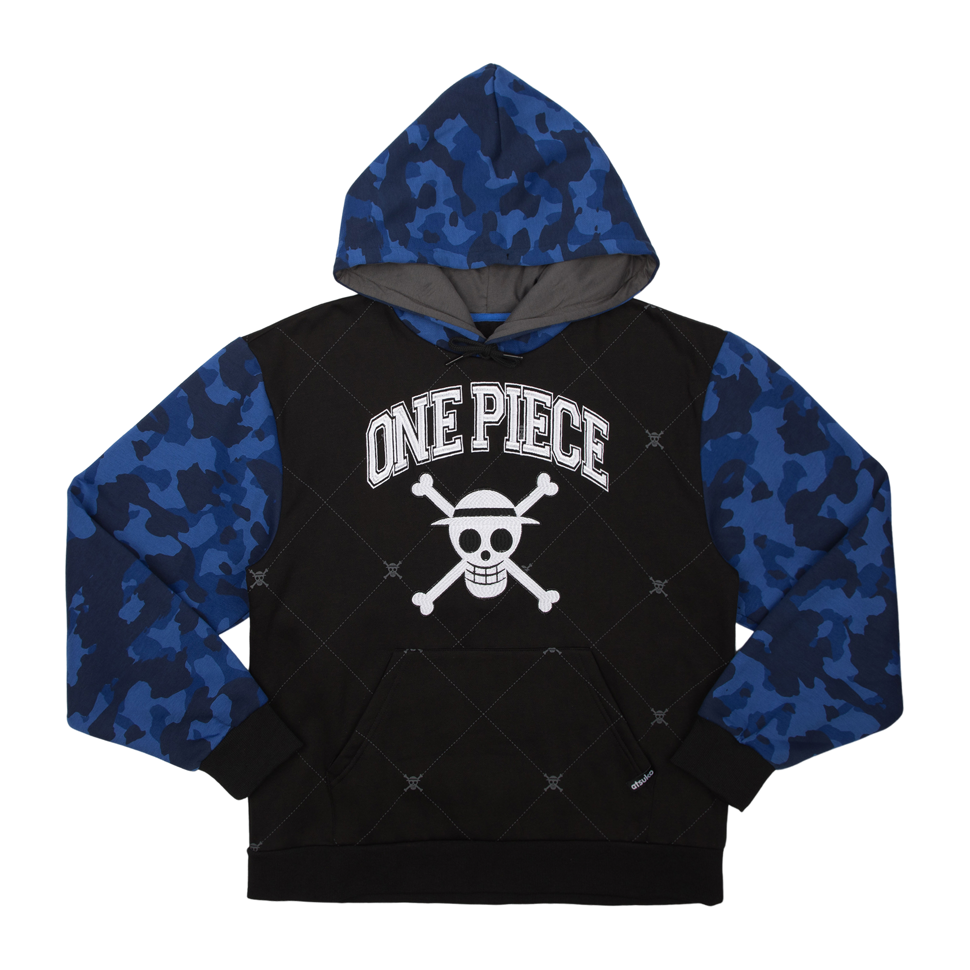 Straw Hat Crew Blue Camo Hoodie