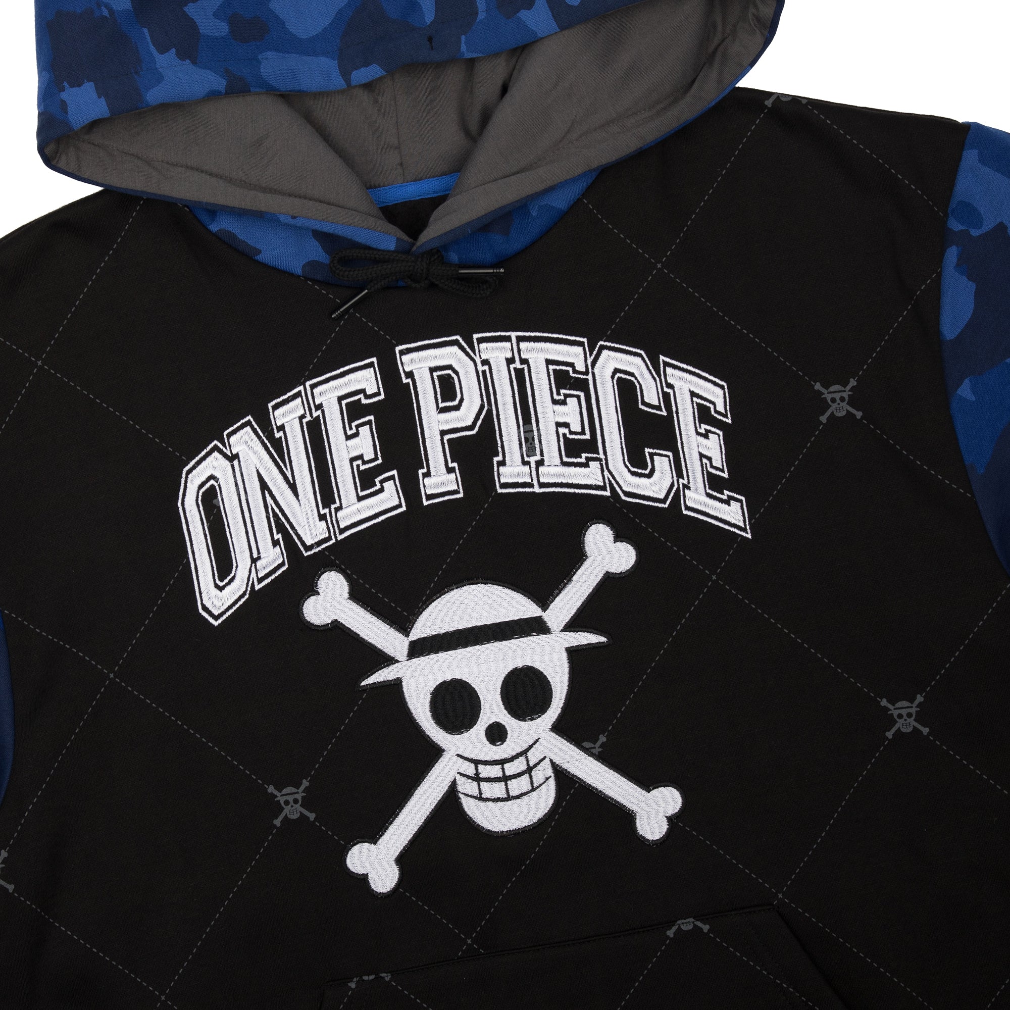 Straw Hat Crew Blue Camo Hoodie