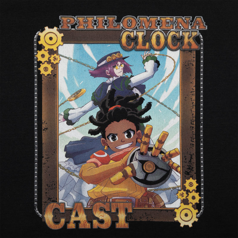 Cast and Clock Black Hoodie