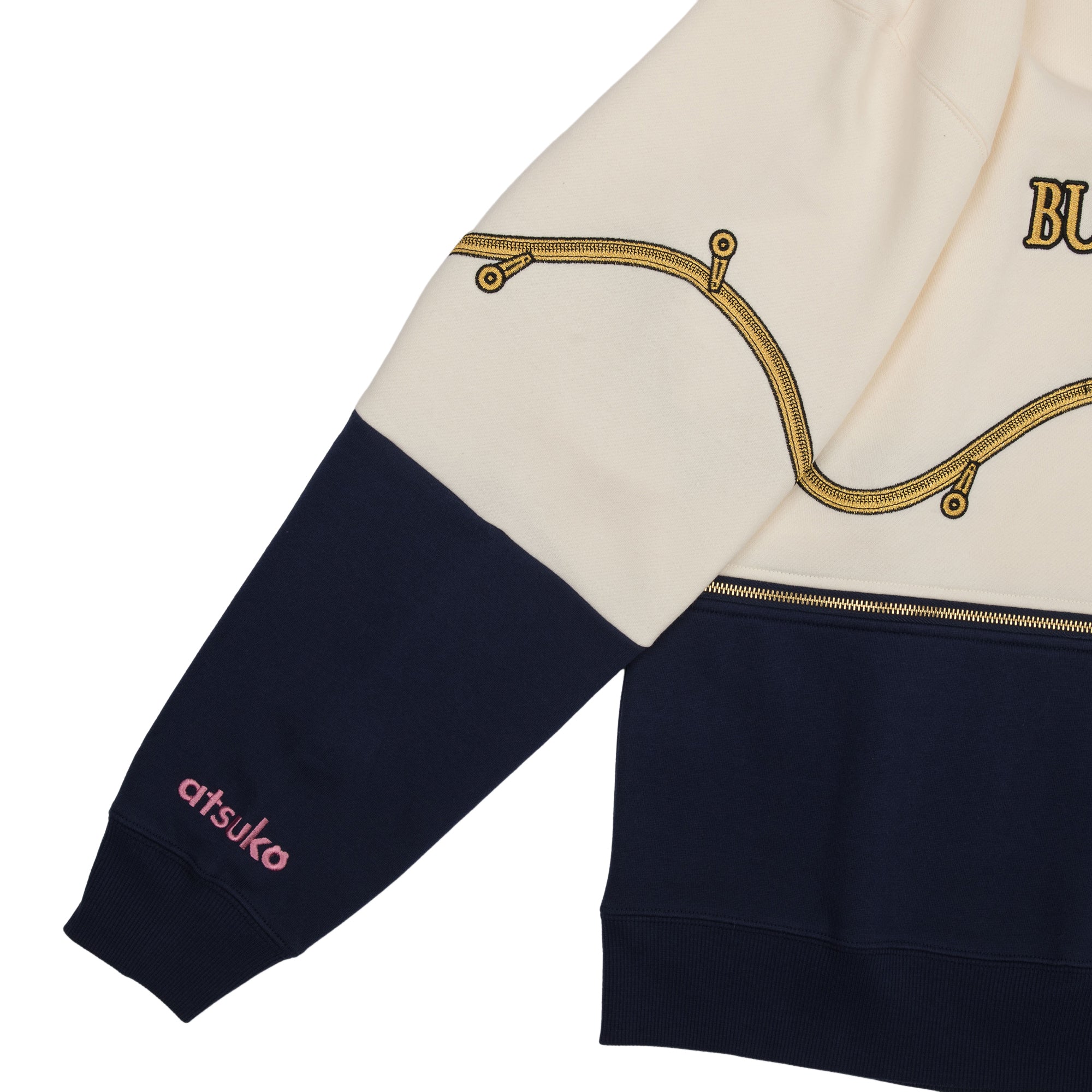 Golden Wind Bucciarati Zip Panel Sweatshirt