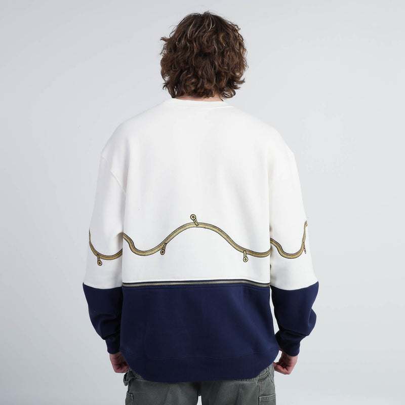 Golden Wind Bucciarati Zip Panel Sweatshirt