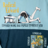 Radical Edward & Ein Patchwork Panel Crew Neck Sweatshirt