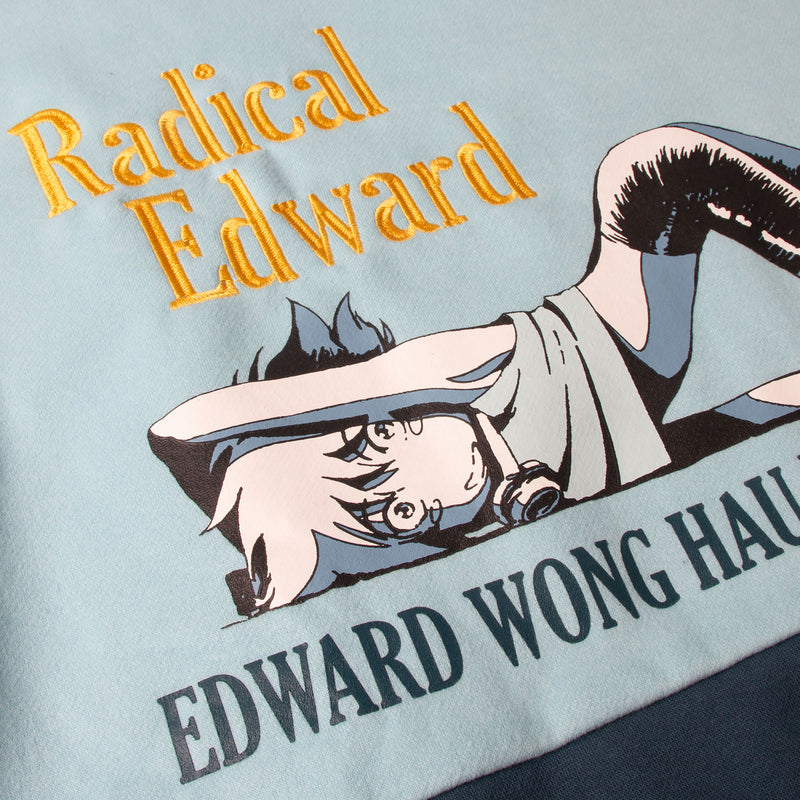Radical Edward & Ein Patchwork Panel Crew Neck Sweatshirt