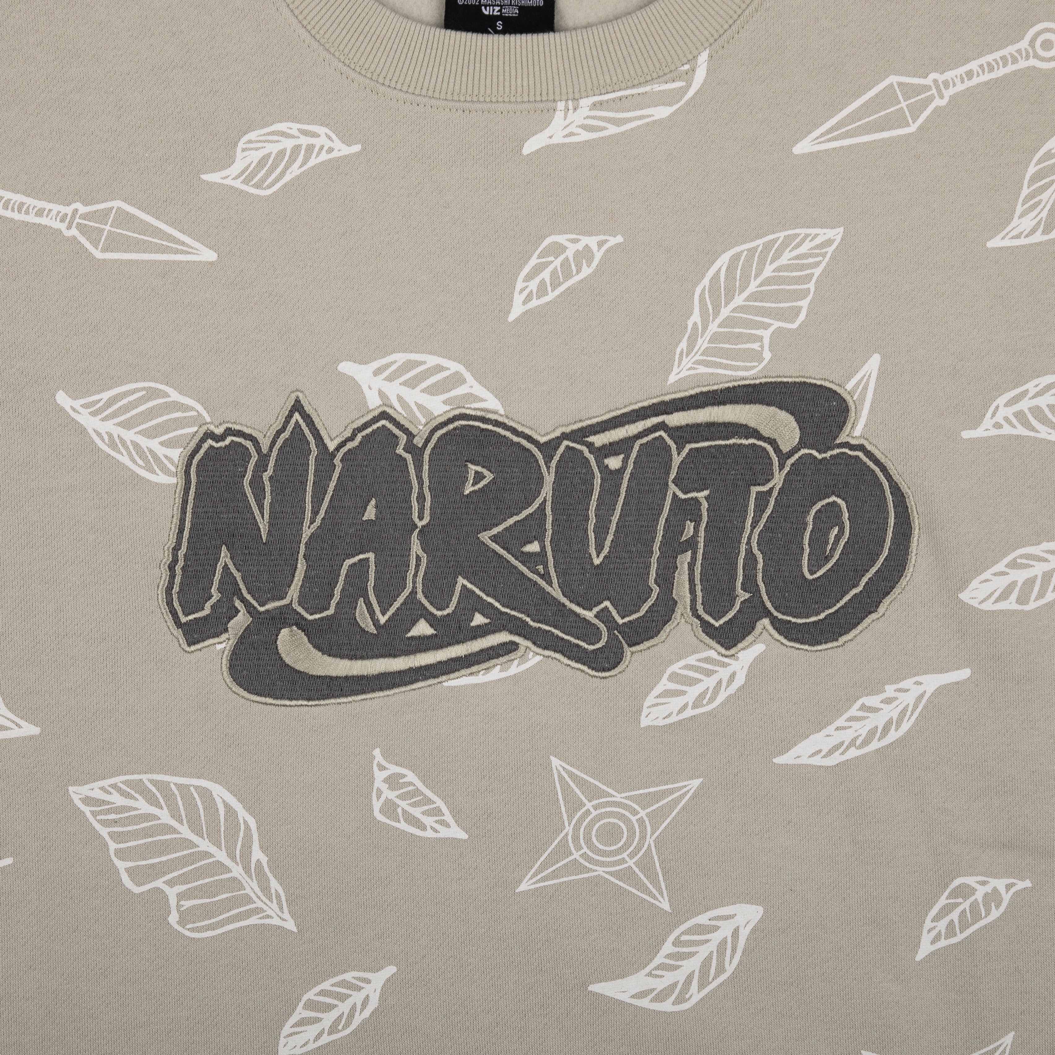 Naruto Grey Crew Neck Sweatshirt