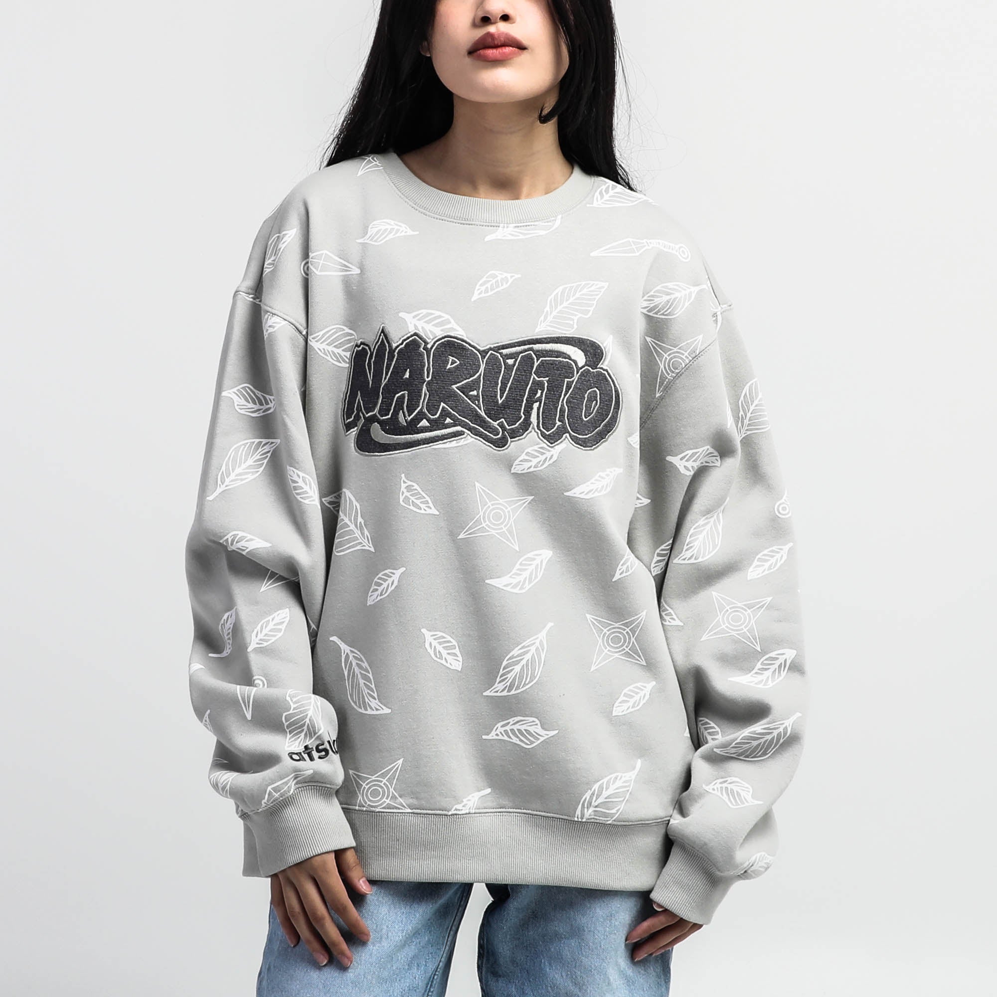 Naruto Grey Crew Neck Sweatshirt