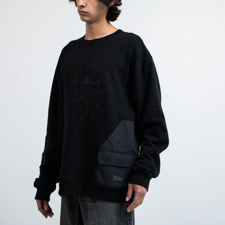 特別価格 SUMARI Crew Neck Sweat P / O-BLACK | yigitaluminyumprofil.com