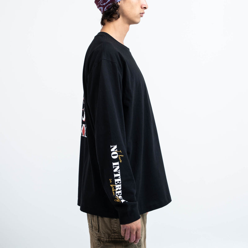 Hisoka No Interest Black Long Sleeve