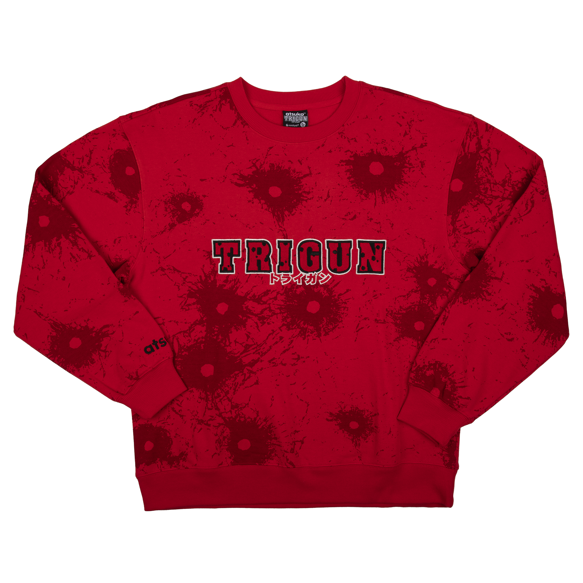 Trigun Red Crew Neck Sweatshirt
