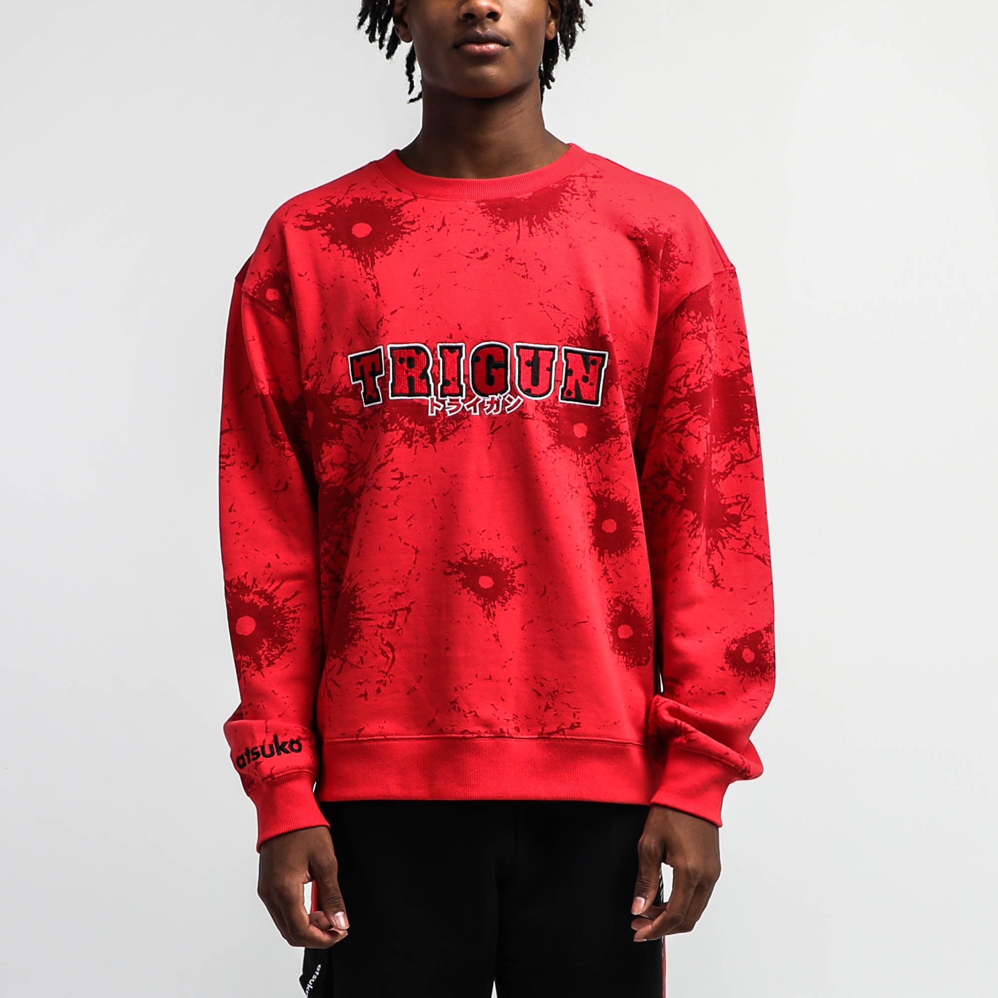 Trigun Red Crew Neck Sweatshirt