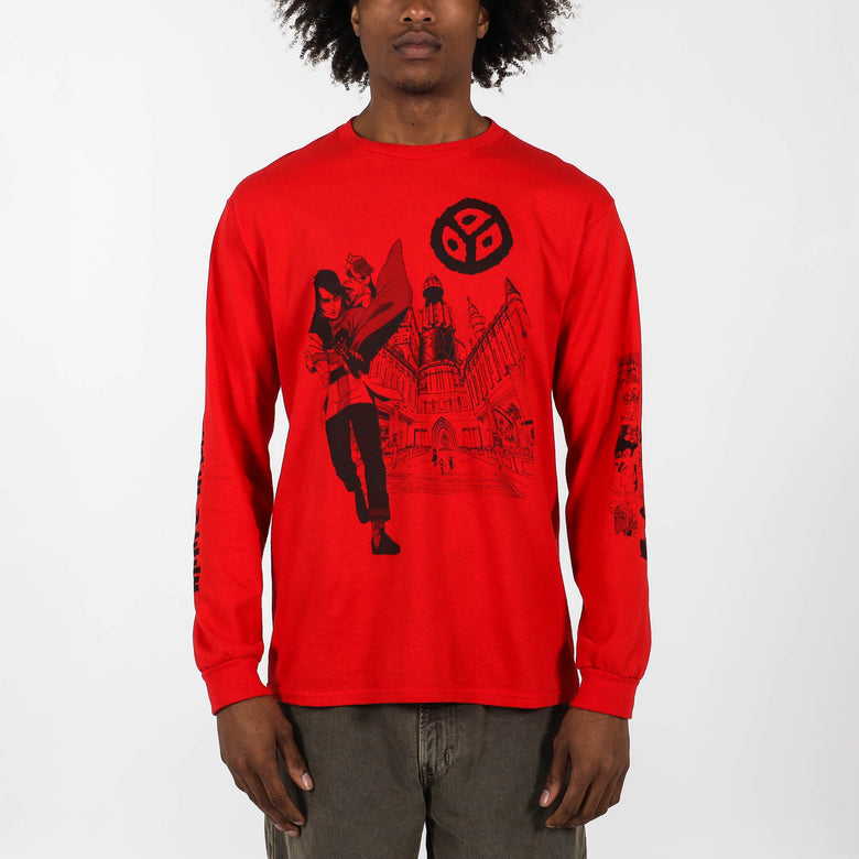 Sano In Front Of Newgarth Red Long Sleeve