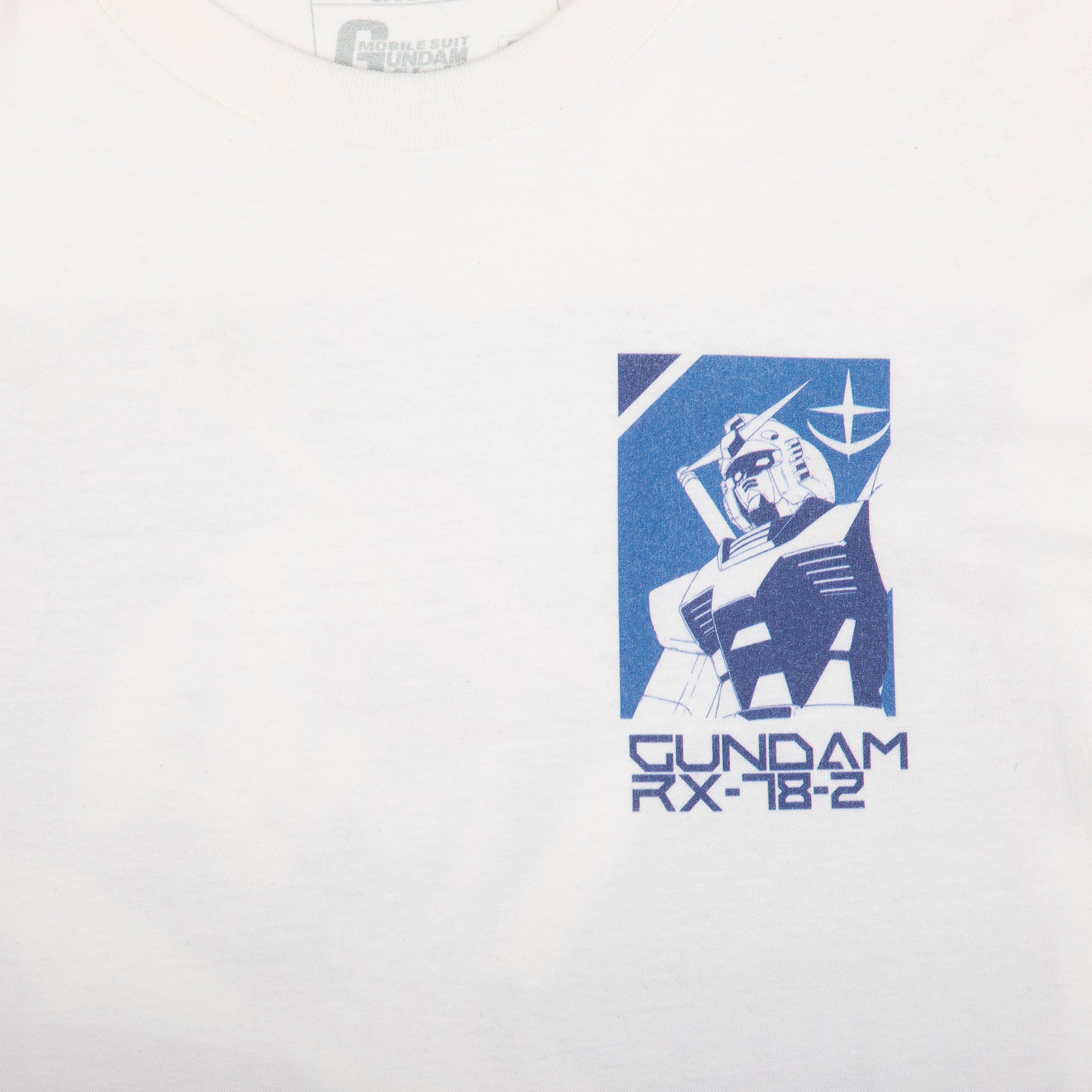 True Blue RX-78-2 White Long Sleeve