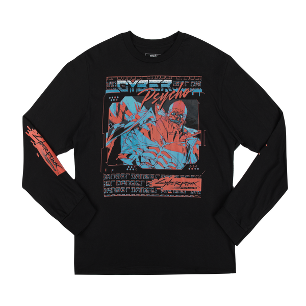 Cyberpunk: Edgerunners Maine Cyber Psycho Black Long Sleeve | Official ...