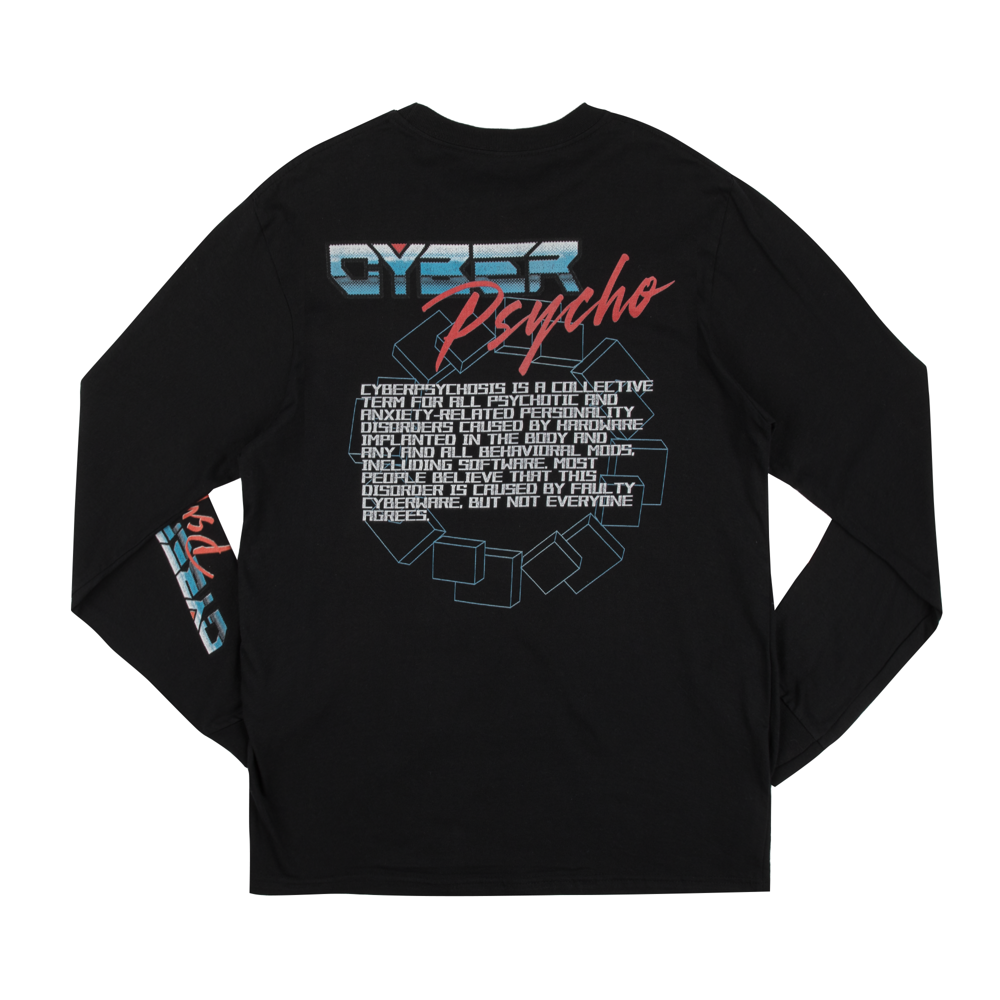 Maine Cyber Psycho Black Long Sleeve