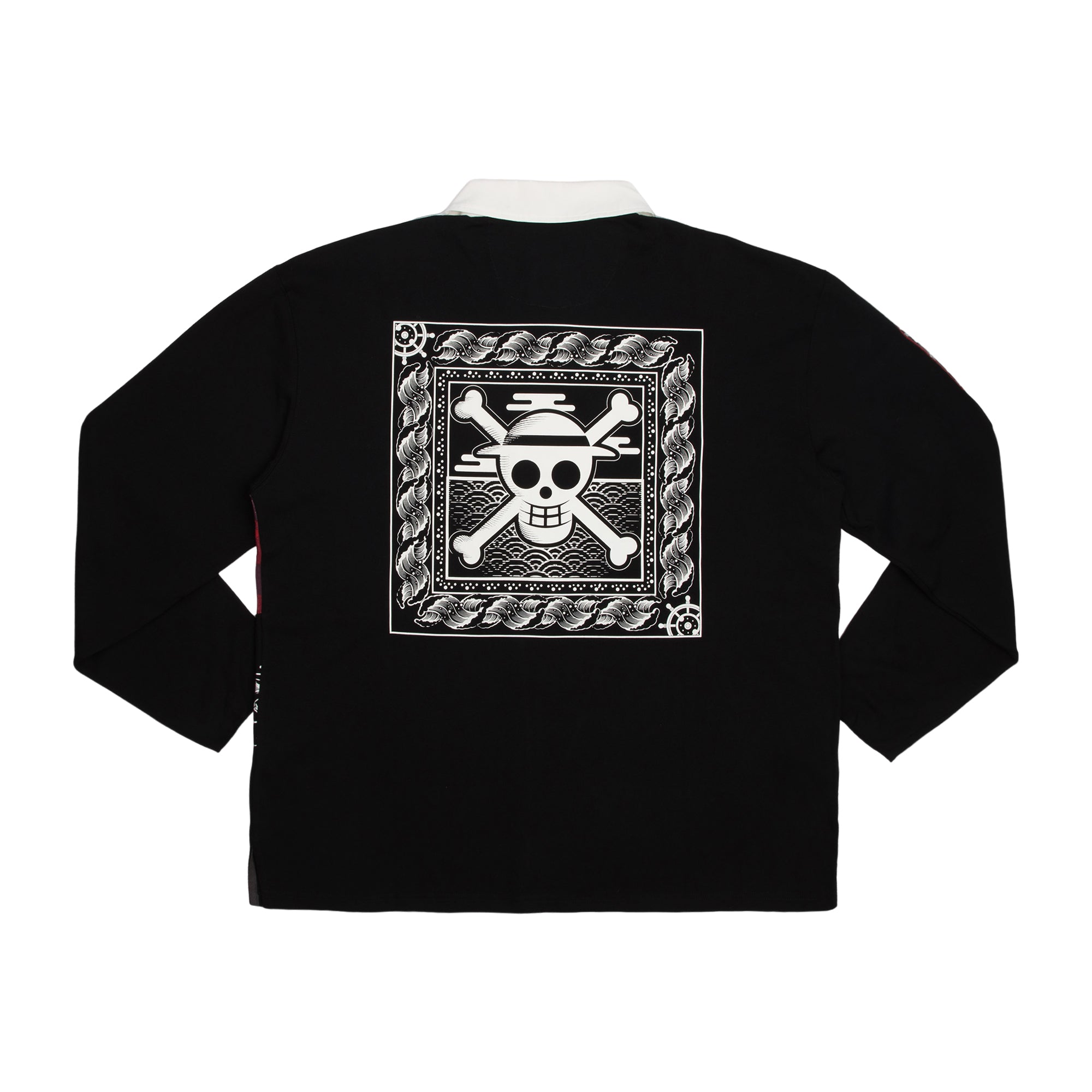 Straw Hat Crew Black Rugby Shirt