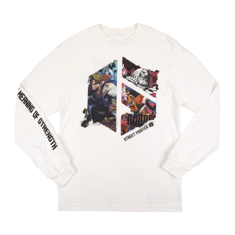 Six Collage White Long Sleeve