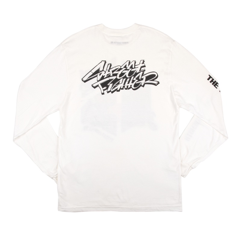 Street Fighter Six Collage White Long Sleeve | Official Apparel