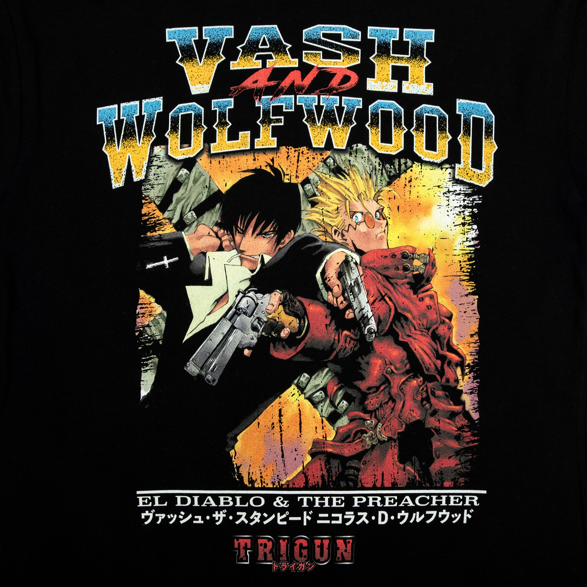 Vash And Wolfwood Black Long Sleeve