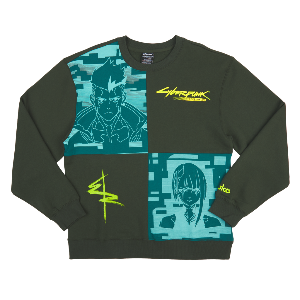 VR × CYBERPUNK CREWNECK / BLACK – VAULTROOM