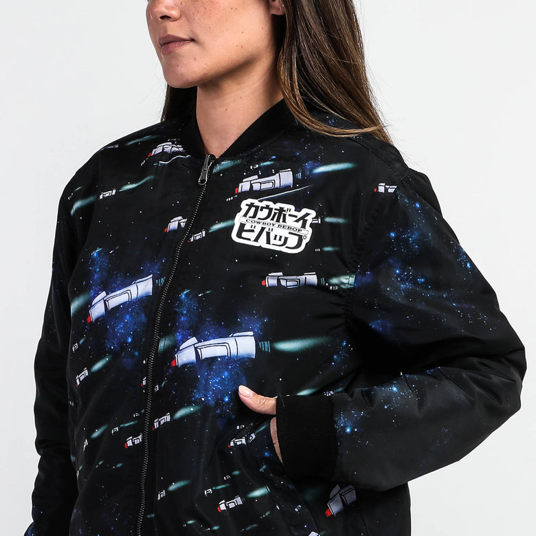 Cowboy Bebop Swordfish II Reversible Bomber Jacket