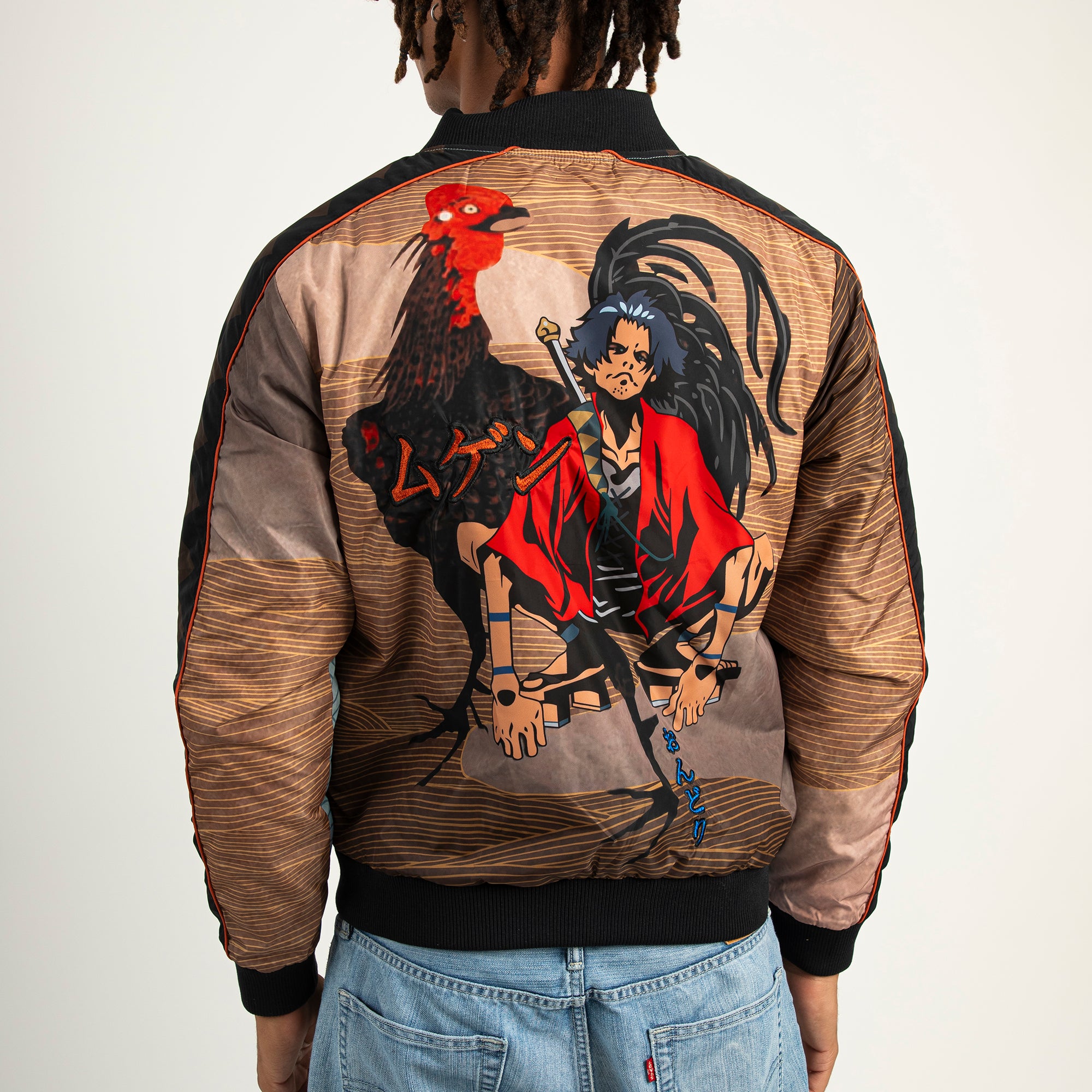 Roosters and Records Opening Bomber Jacket