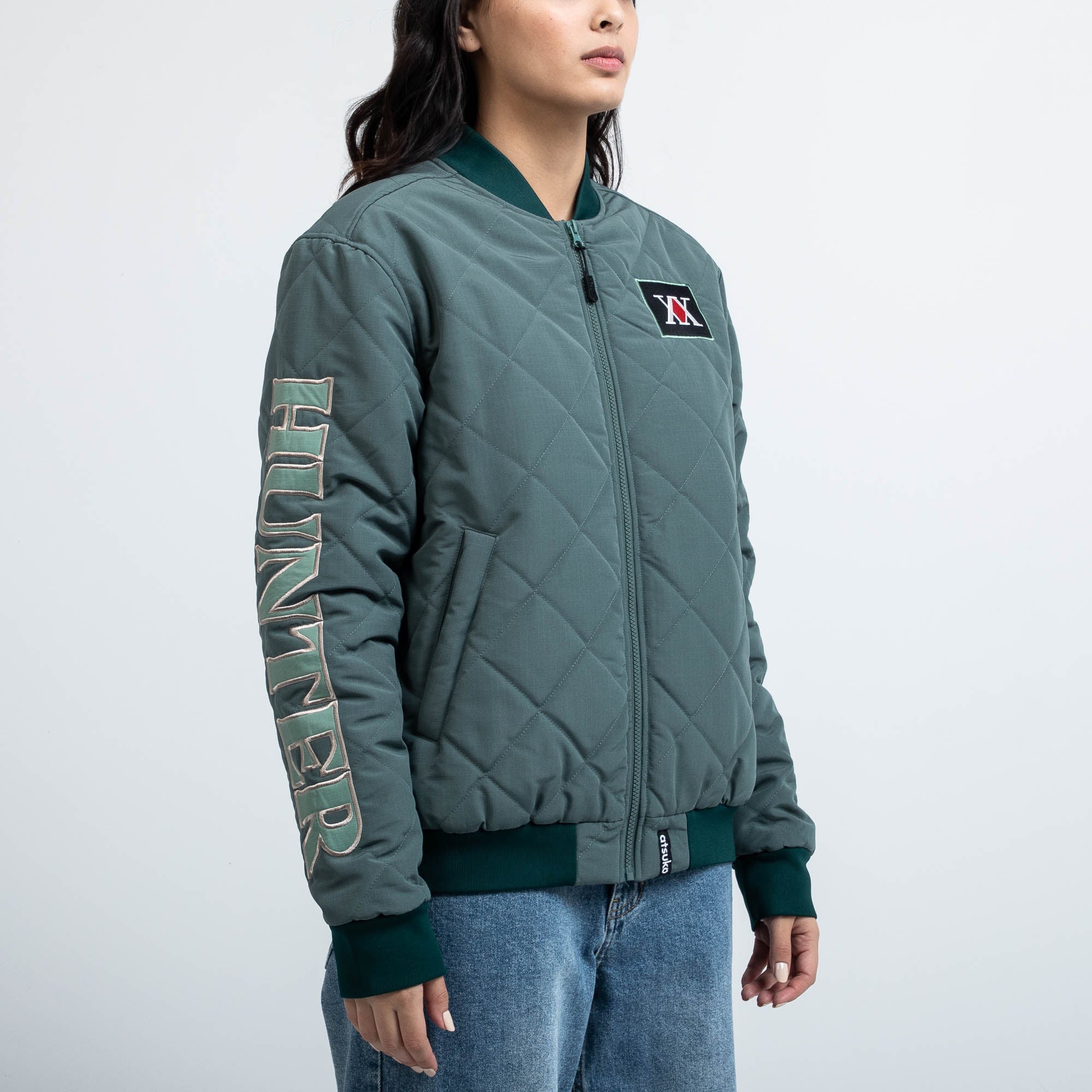 Hunter Association Quilted Bomber Jacket