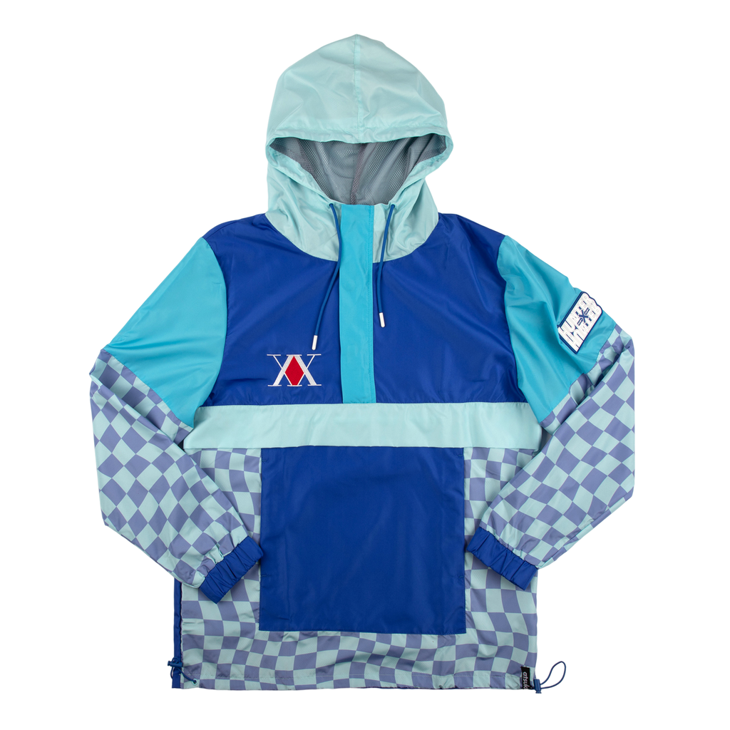 Hunter X Hunter Killua Blue Checkered Anorak | Official Apparel